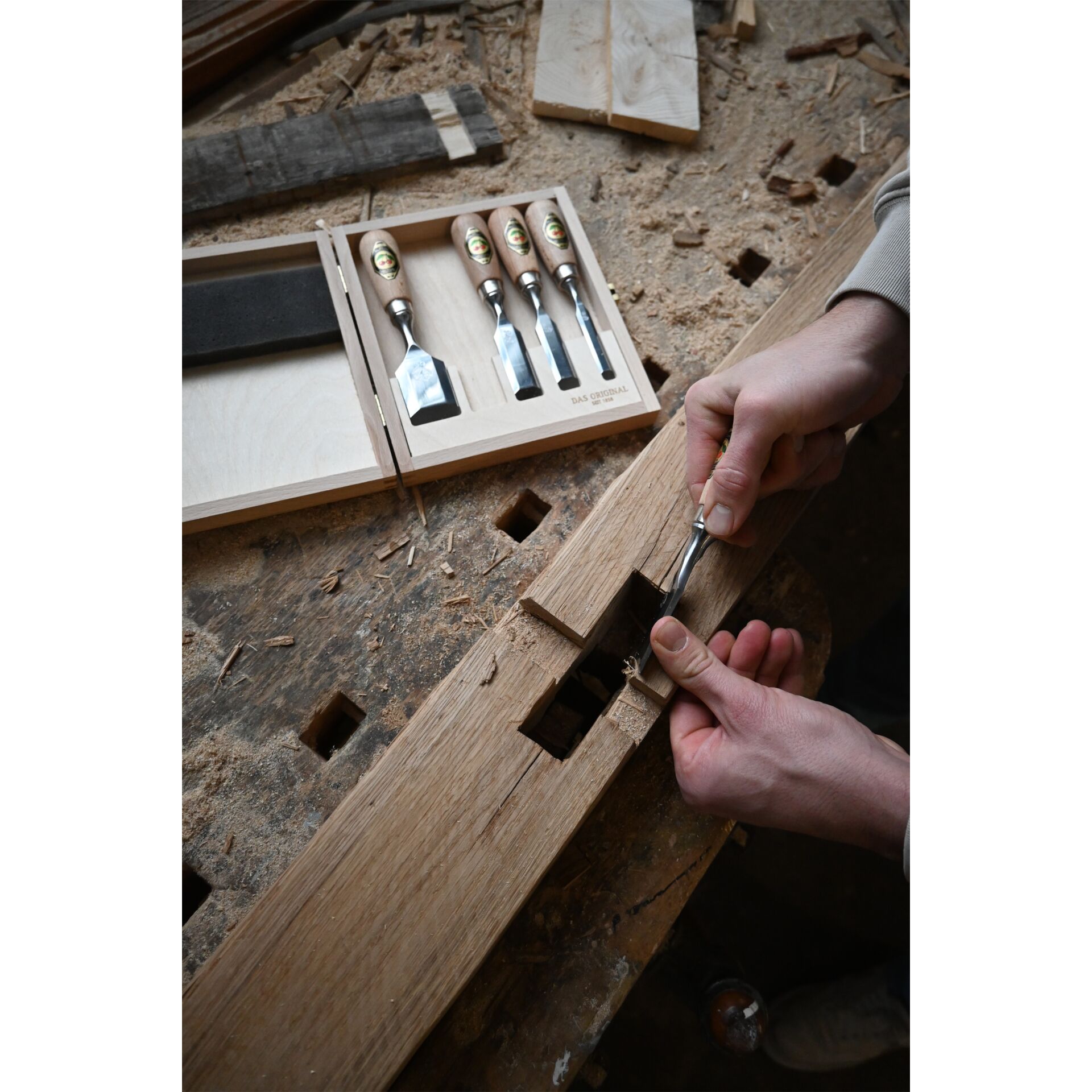 Drinnen, Innenarchitektur, Holz, Schreiner, Person