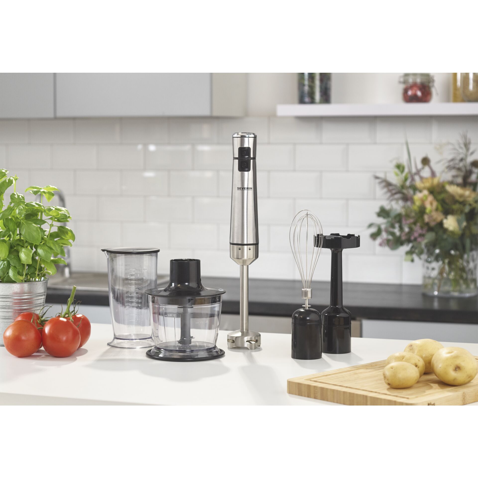 Hand blender, Stabmixer, Küchengerät, Mixer-Aufsatz, Zubehör-Set