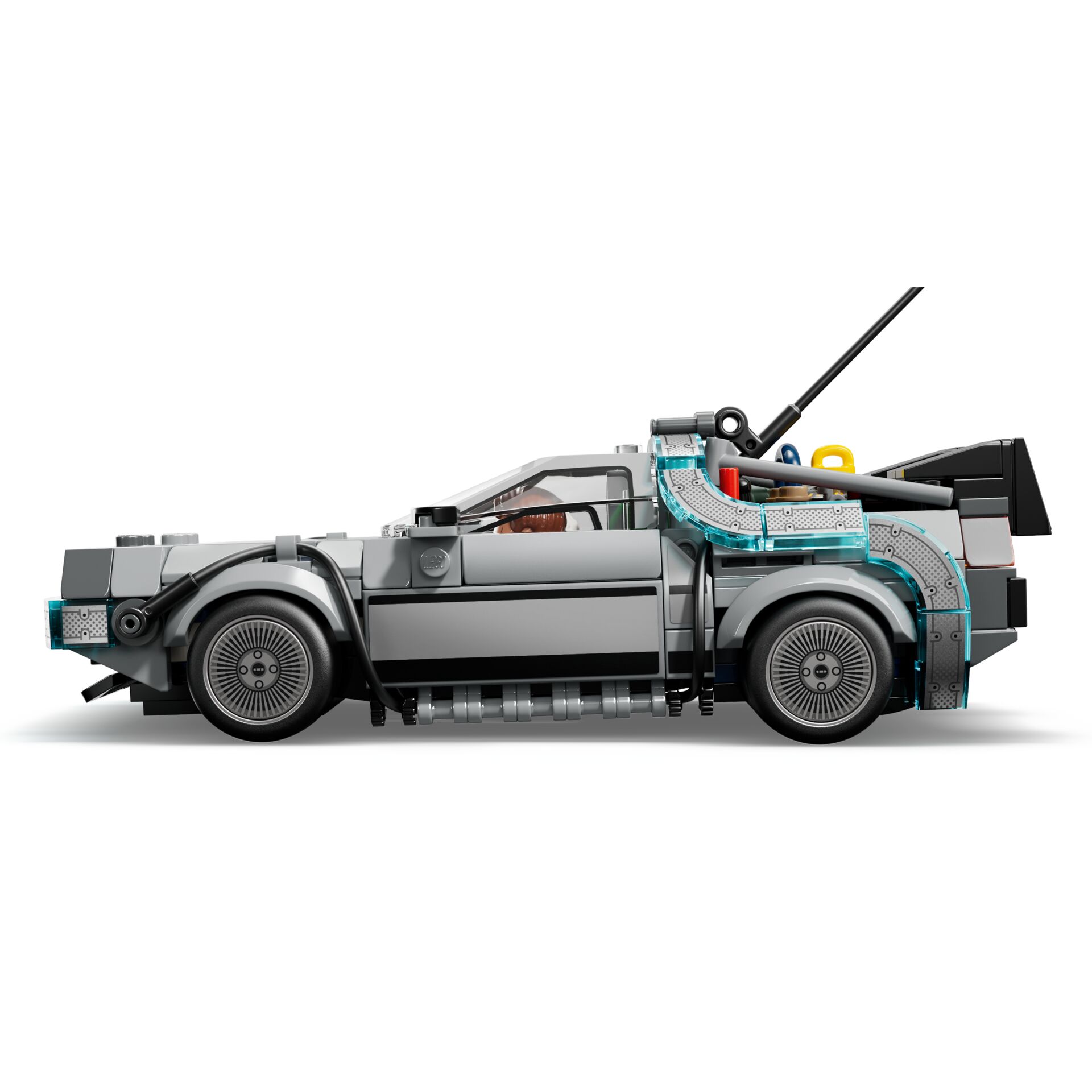 LEGO, Auto, Gleitflug, Silber, Technik