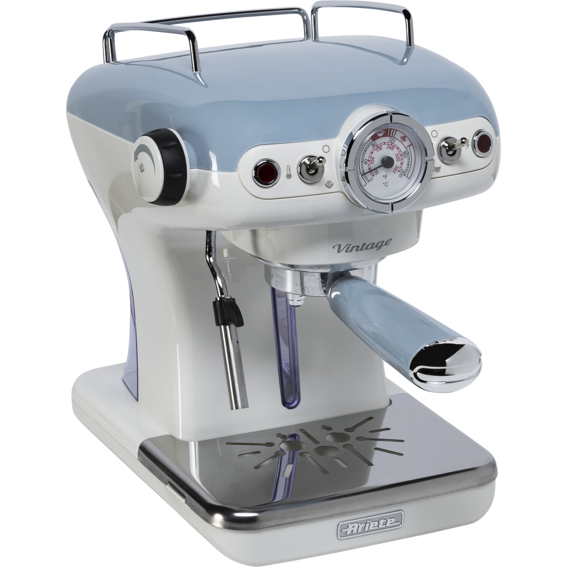 Ariete Vintage Espresso Maschine, blau Pokal, Gerät, Fön, Elektrisches Gerät