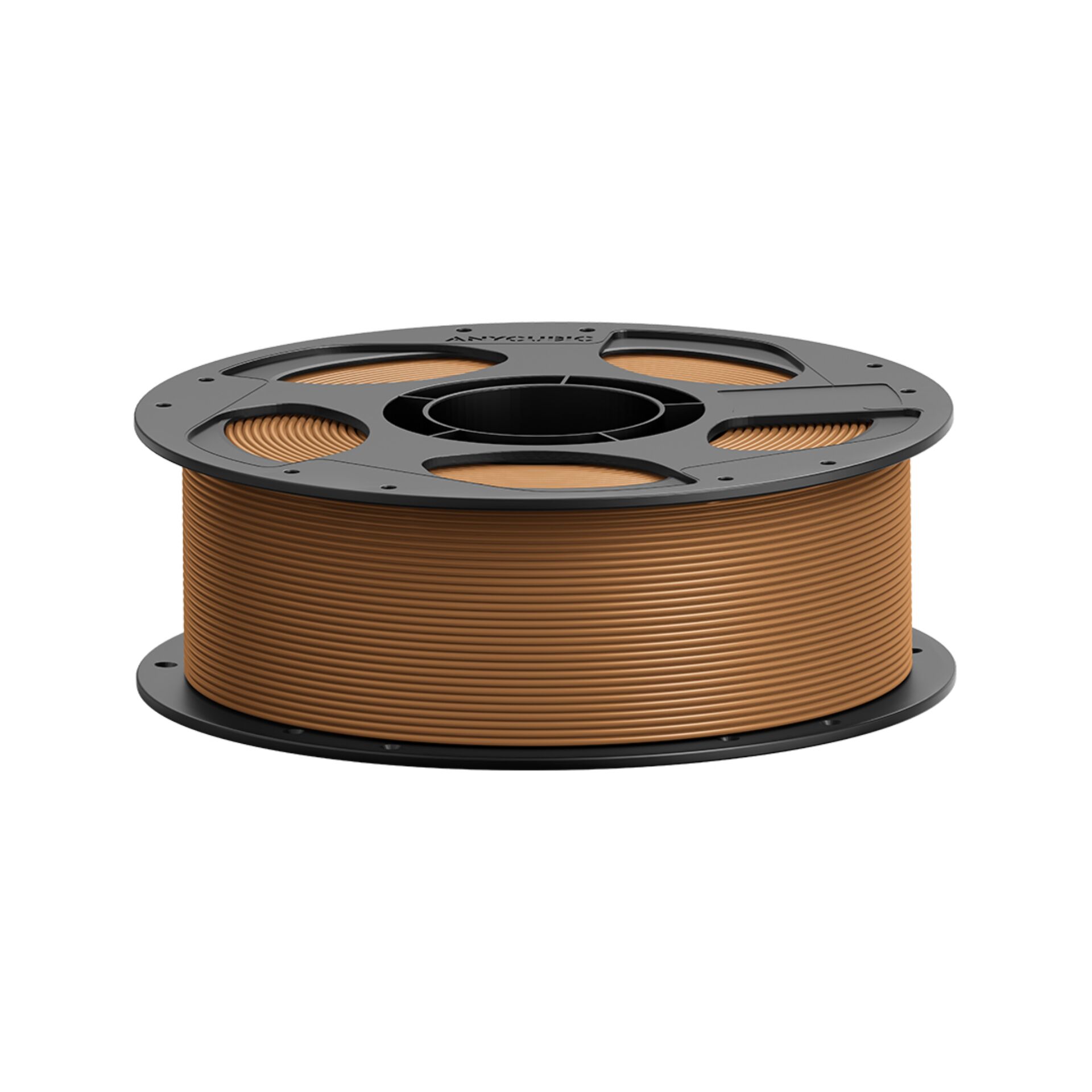 3D-Druck Filament, Kupferfarbendes Filament, PLA Filament, Spule, Braun