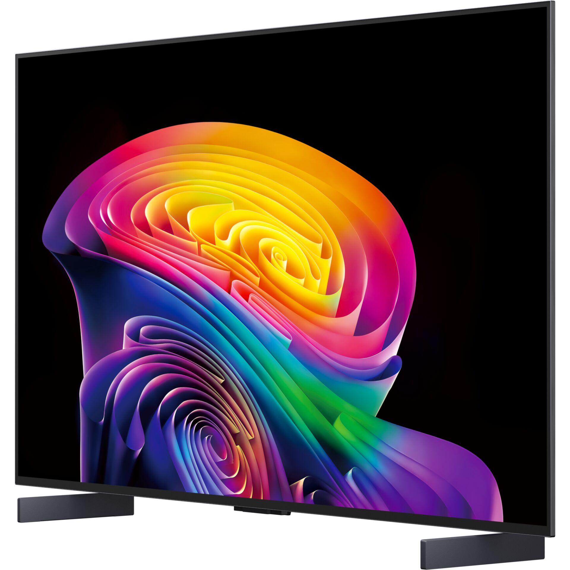 fernseher, 4k, LED, rückseite farbig, flachbildschirm