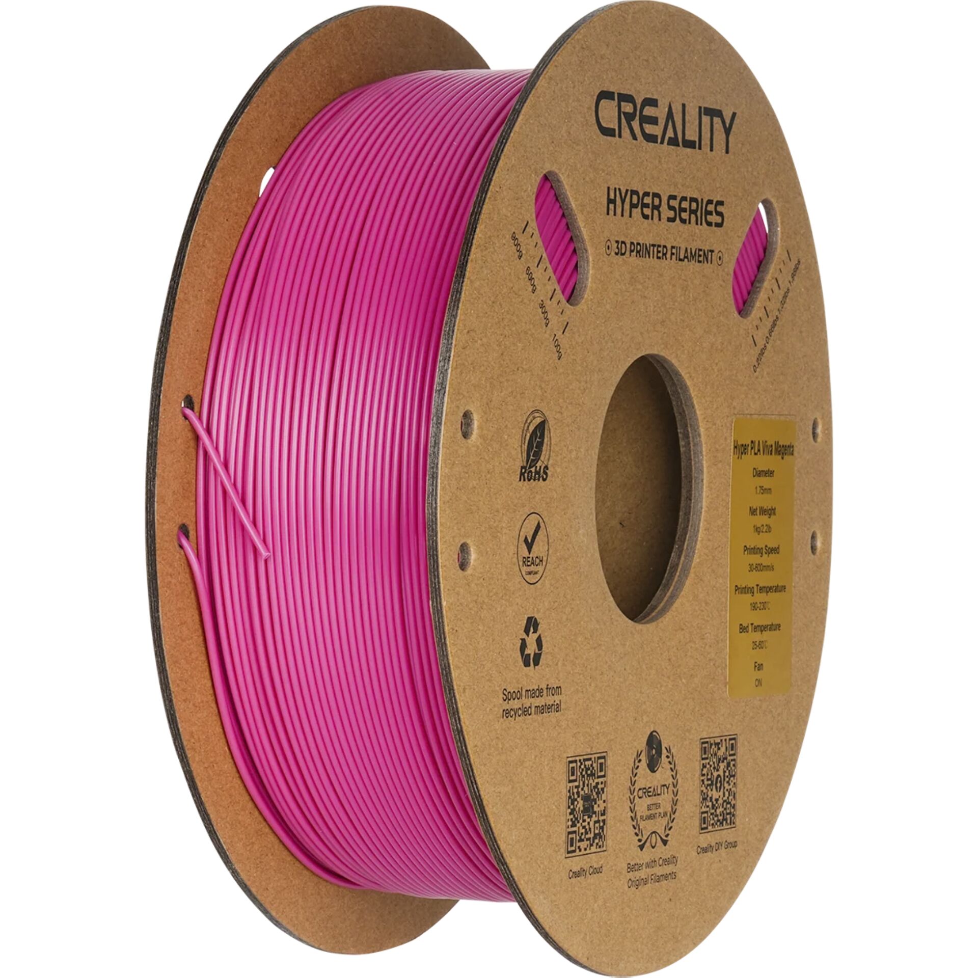 Creality Filament Hyper PLA  Viva Magenta 1kg