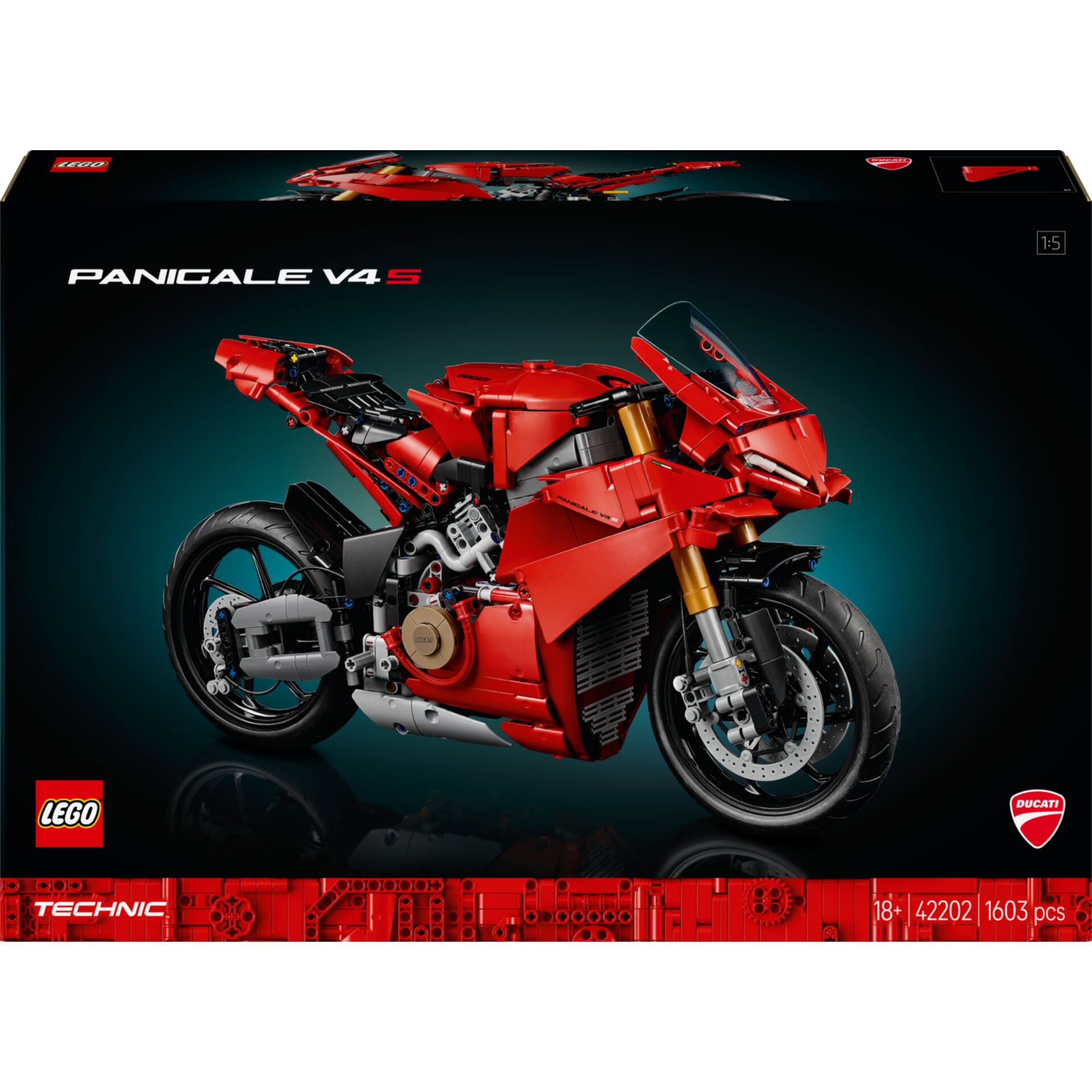 LEGO Technic 42202  Ducati Panigale V4 S Motorrad