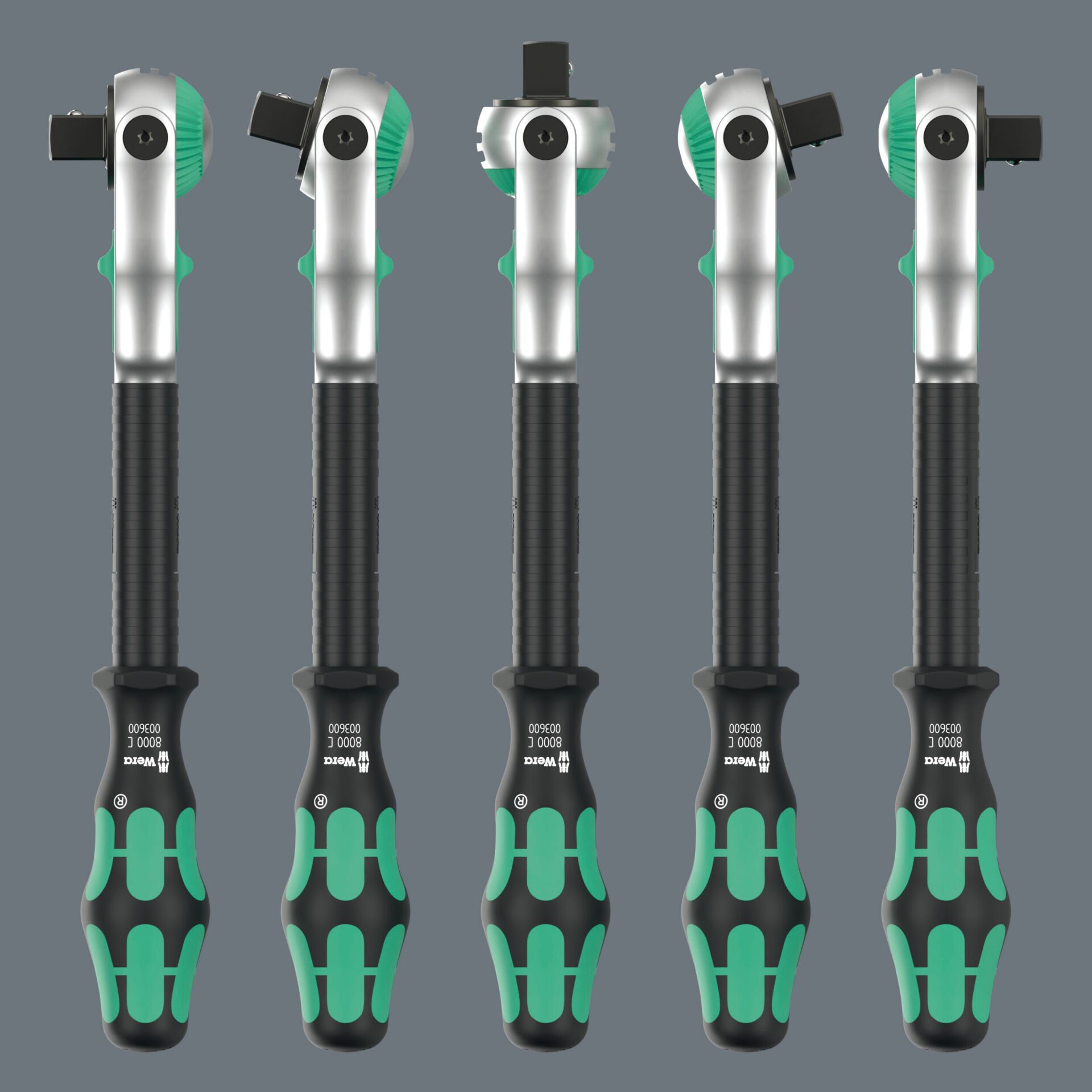 torx-schraubendreher, verstellbarer griff, grüne akzente, mehrfach winkel, sperrmechanismus