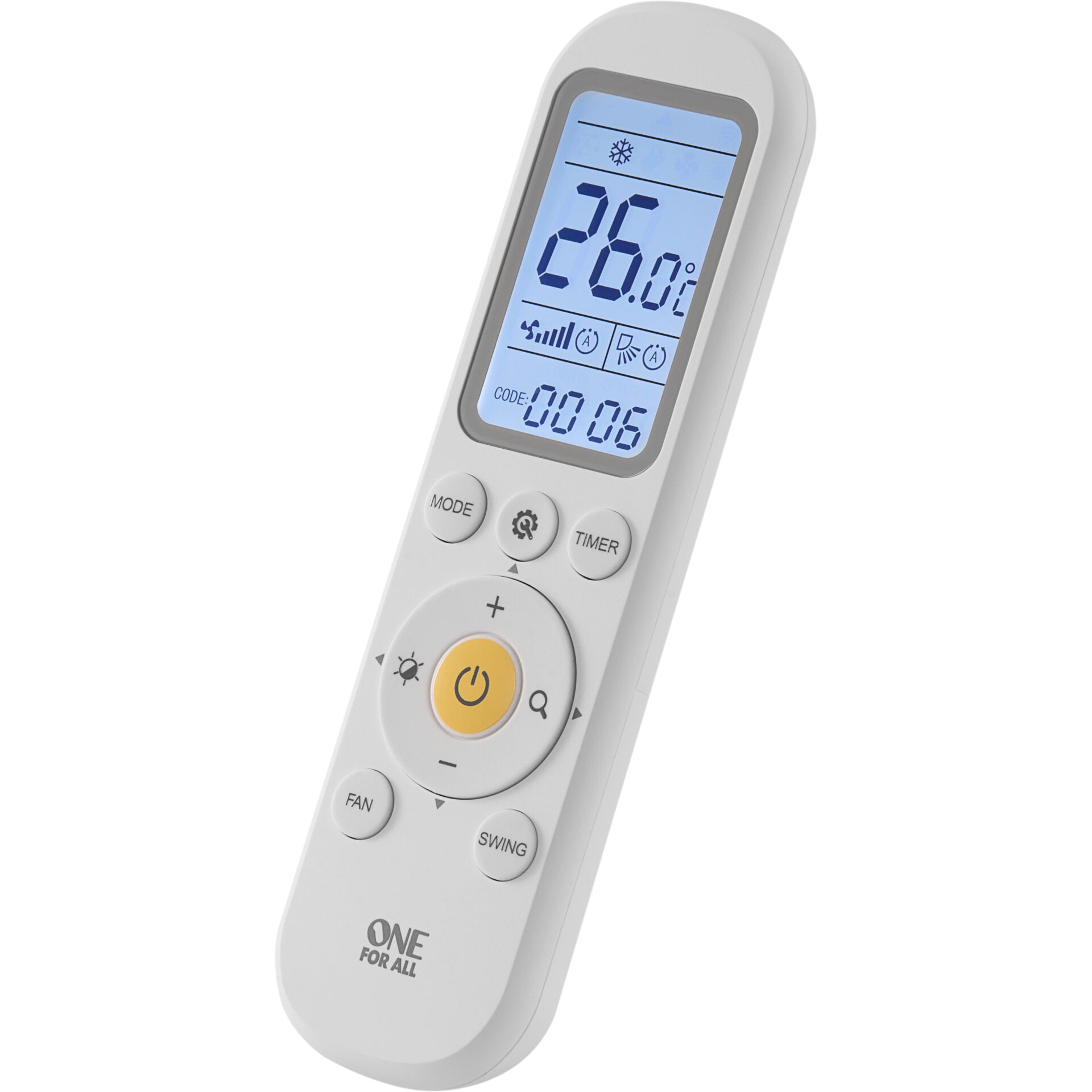 Fernbedienung, Klimaanlagenfernbedienung, LCD-Display, Schwarz-Weiß, Batterie/Mode-Taste