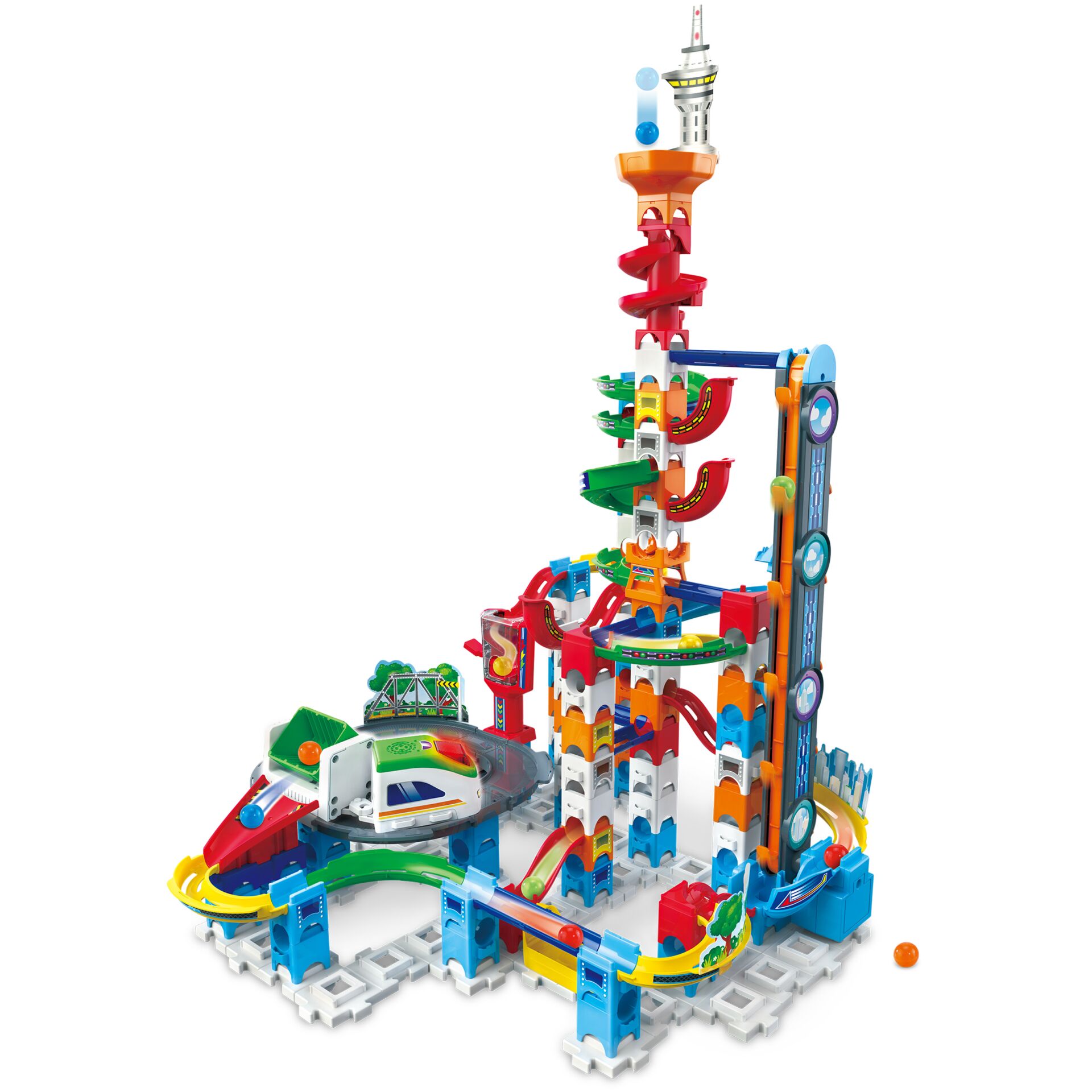Spielzeug, Kugelbahn, Konstruktionsspielzeug, Kinderbahn, Baukasten