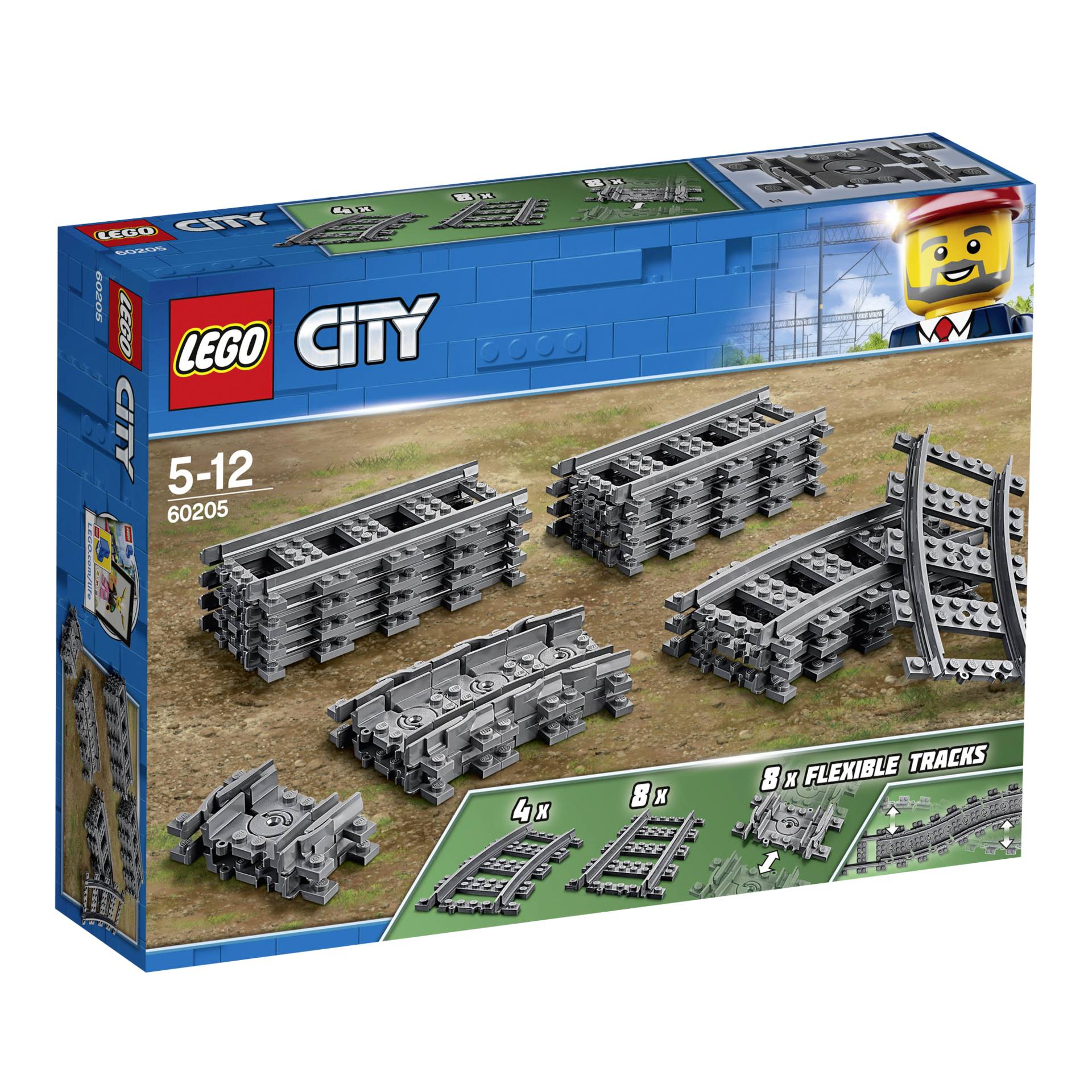 LEGO City 60205  Schienen und Kurven