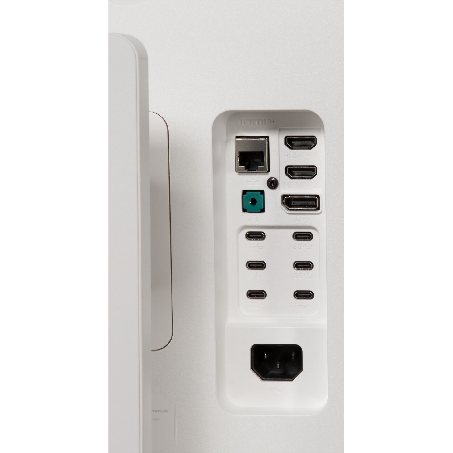 HDMI, USB-C, Ethernet, Stromanschluss, Display-Anschlüsse