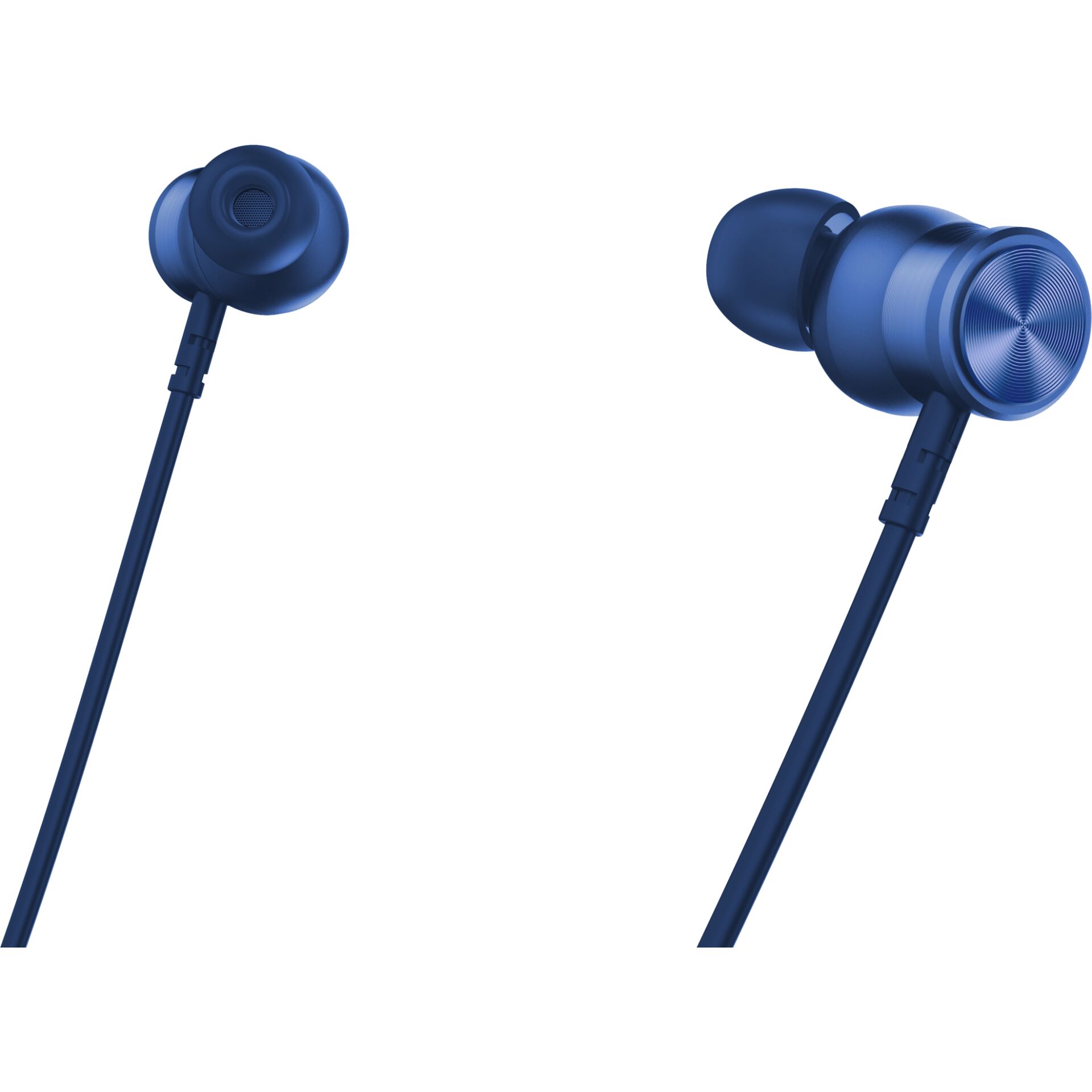 In-Ear, Headphones, Blue, Earbuds, Wired