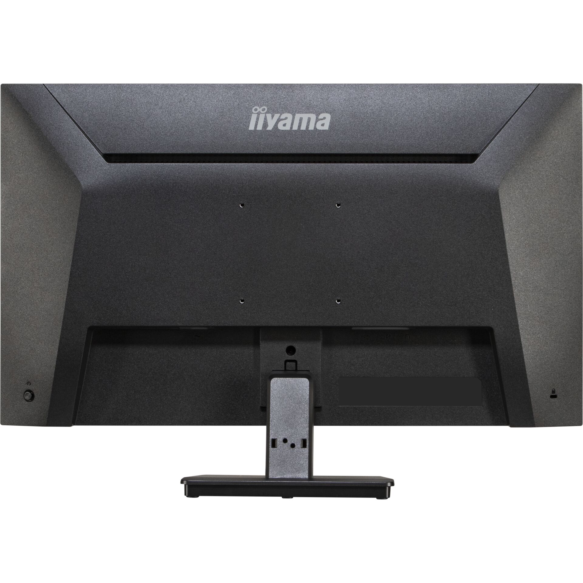 monitor, display, stativ, rückseite, anschlüsse