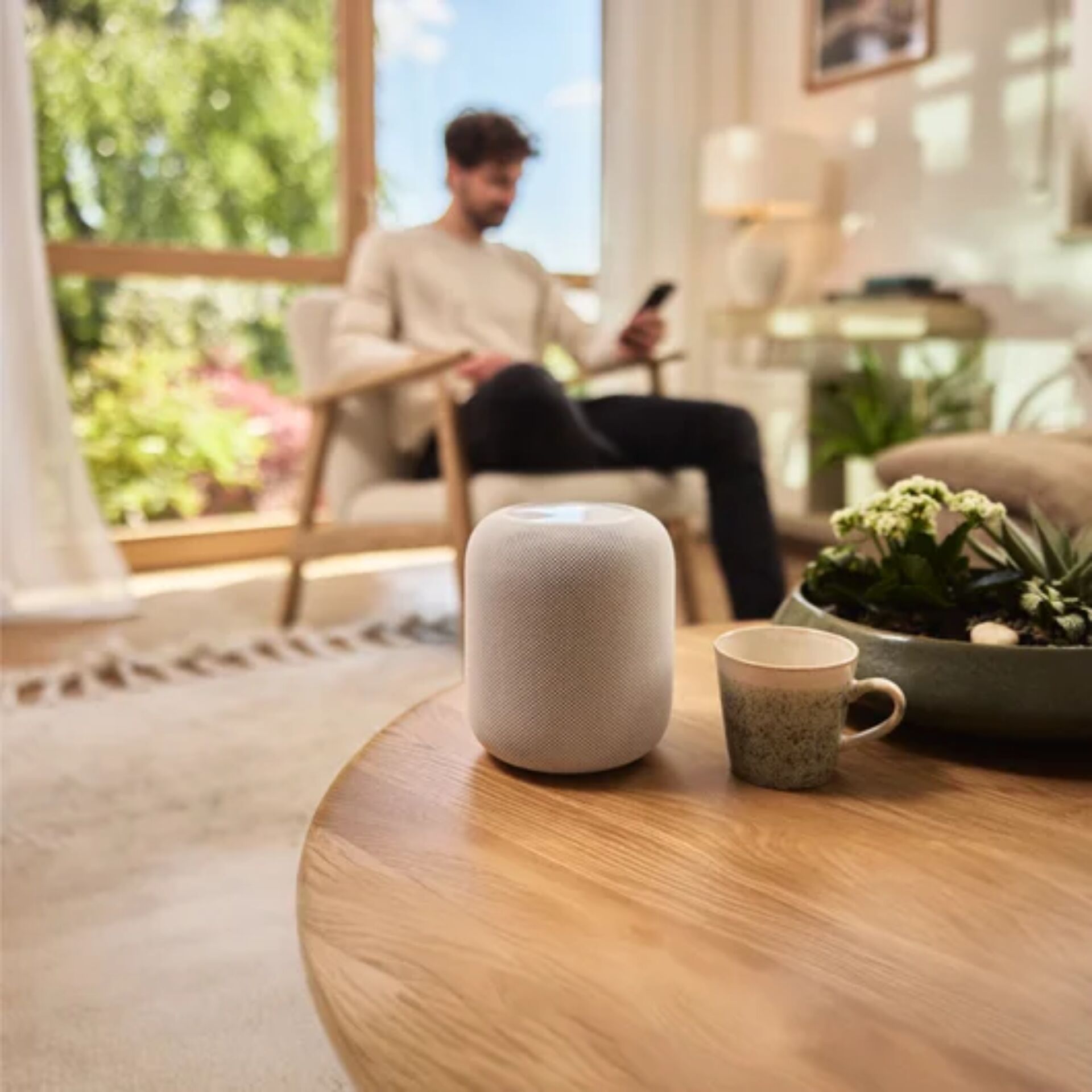 Person, Sitzen, Tasse