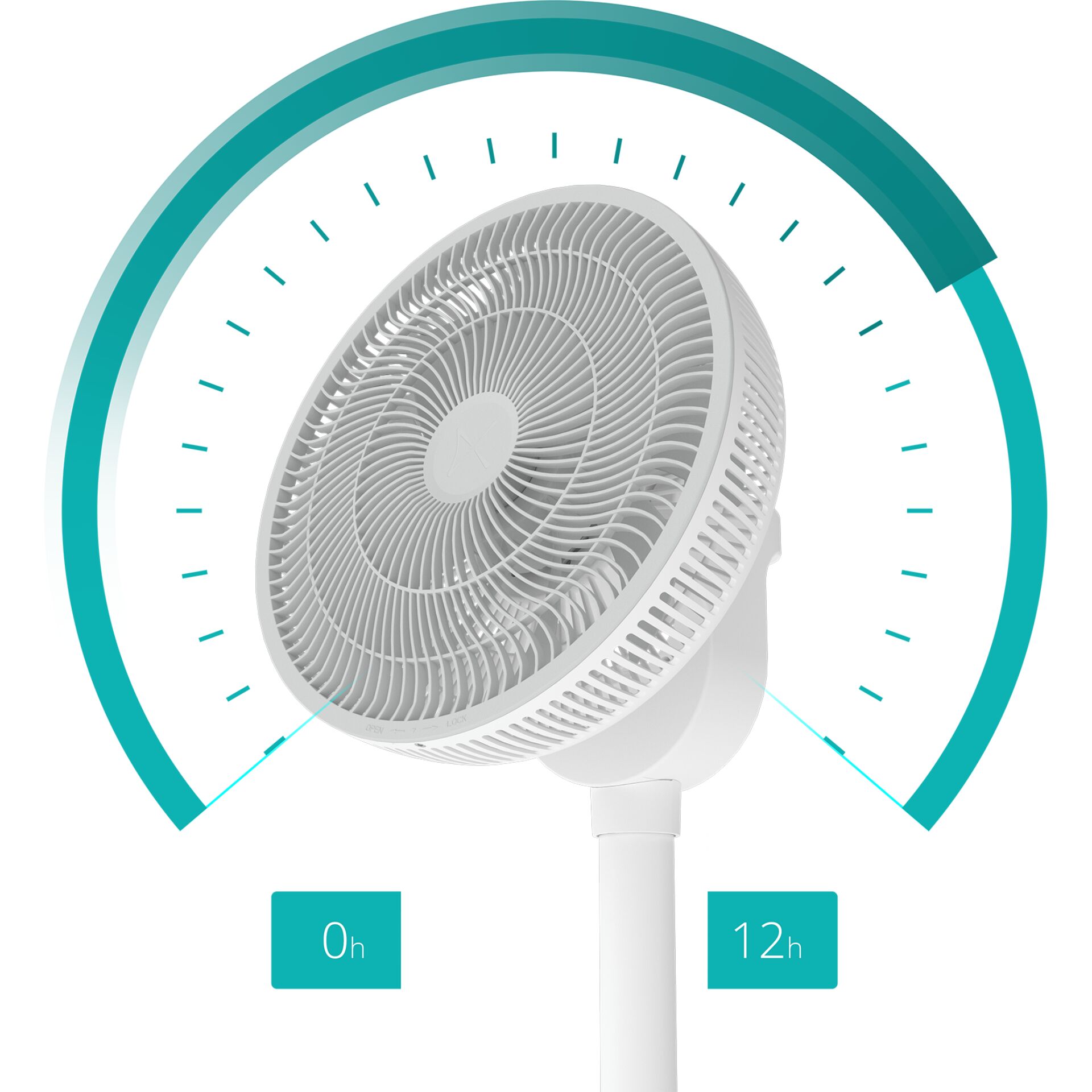 Ventilator, Tafelventilator, verstellbar, Standventilator, Maschengitter