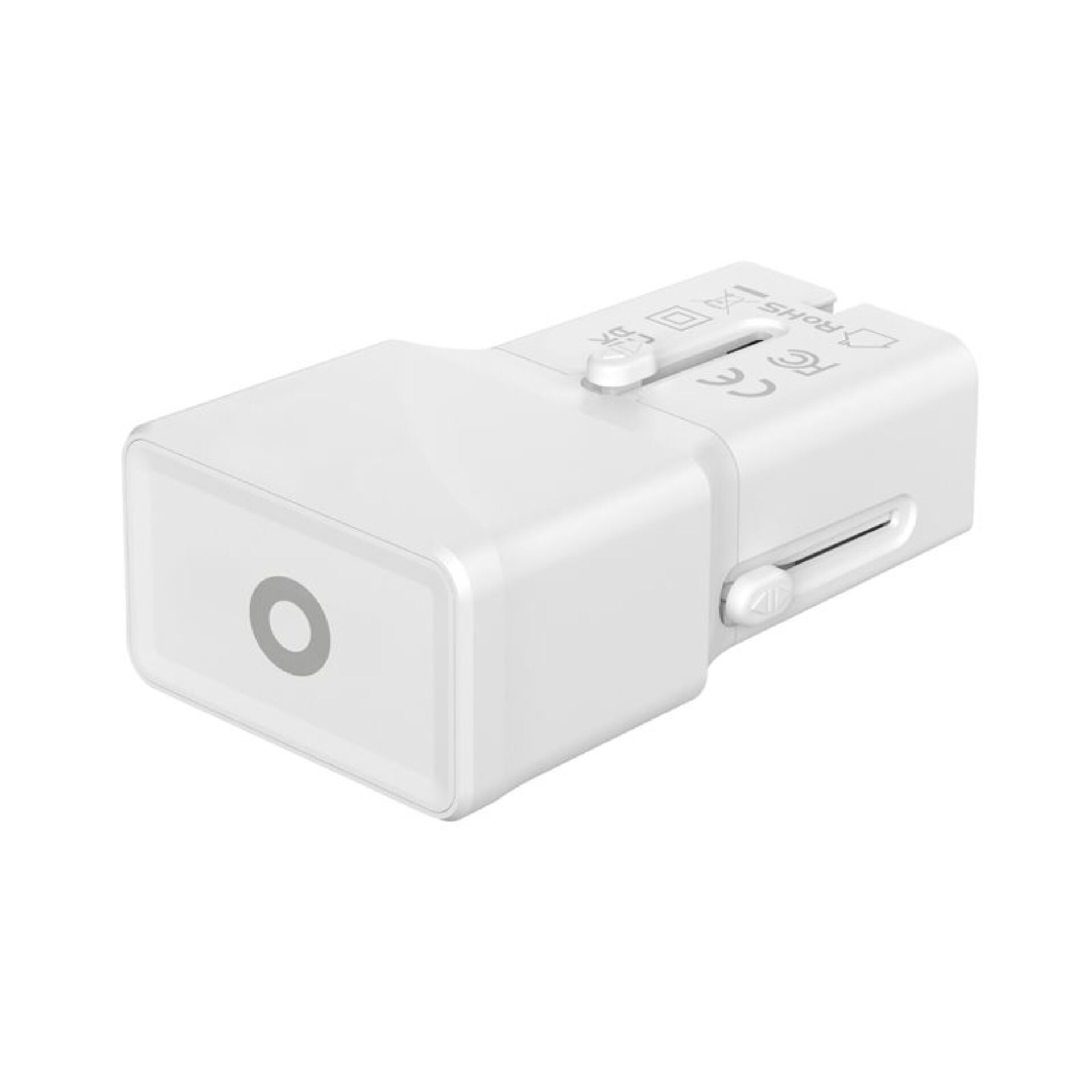 Schalter, Adapter, USB-Ladegerät, Weiß, Kleiner Stecker