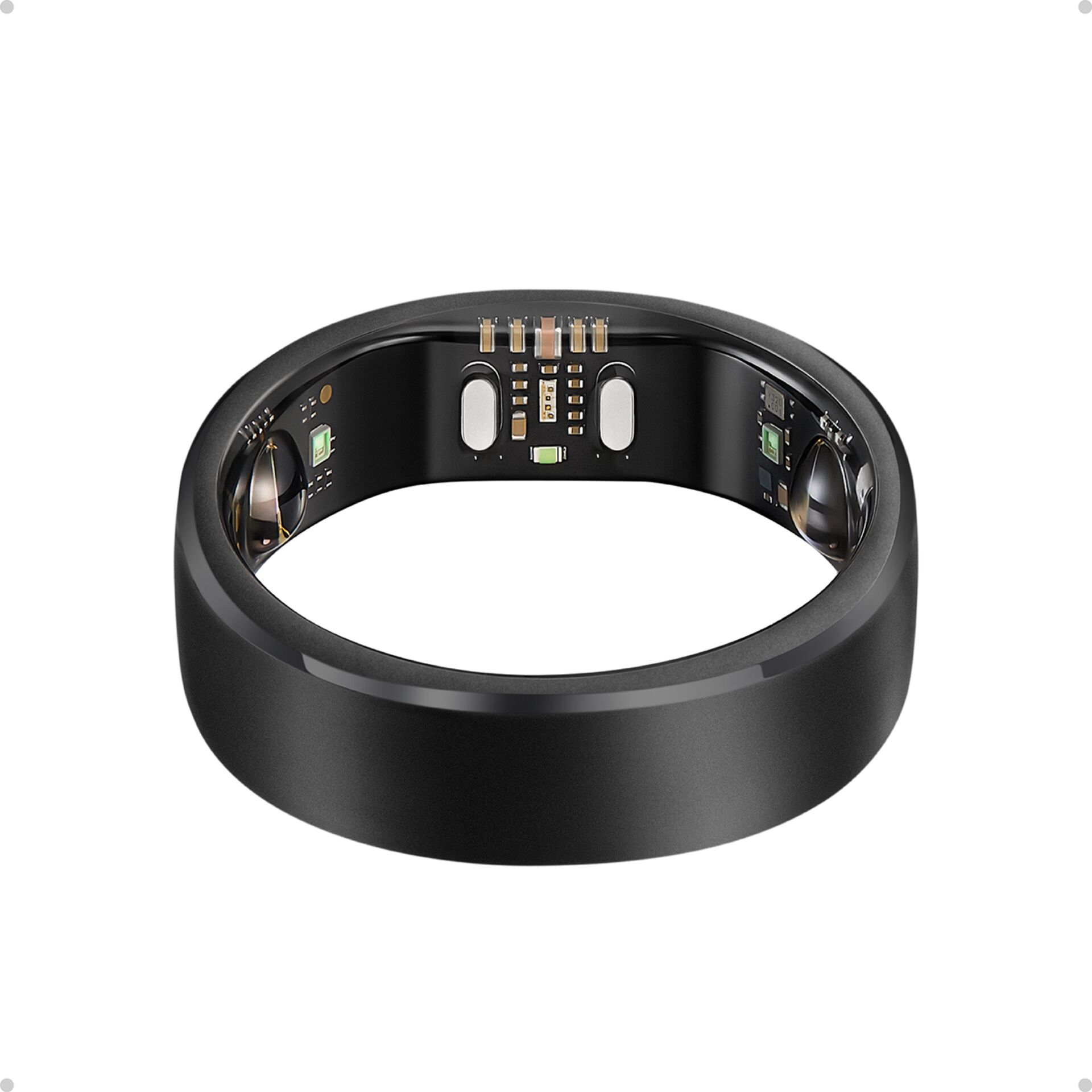 Fitnessband, Smart‑ring, Schwarz, Runder Ring, Elektronische Baugruppe