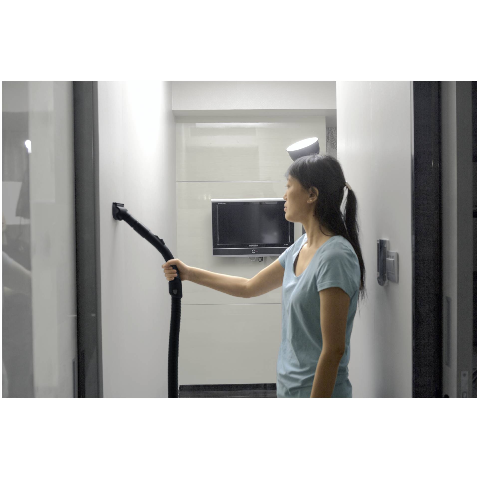 Drinnen, Innenarchitektur, Reinigen, Person, Überwachen