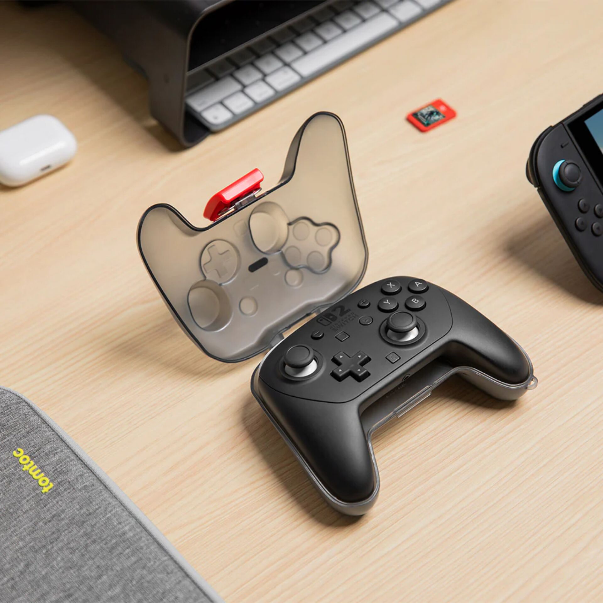 Controller, Gamepad, Wireless, Bluetooth, Grau/Schwarz