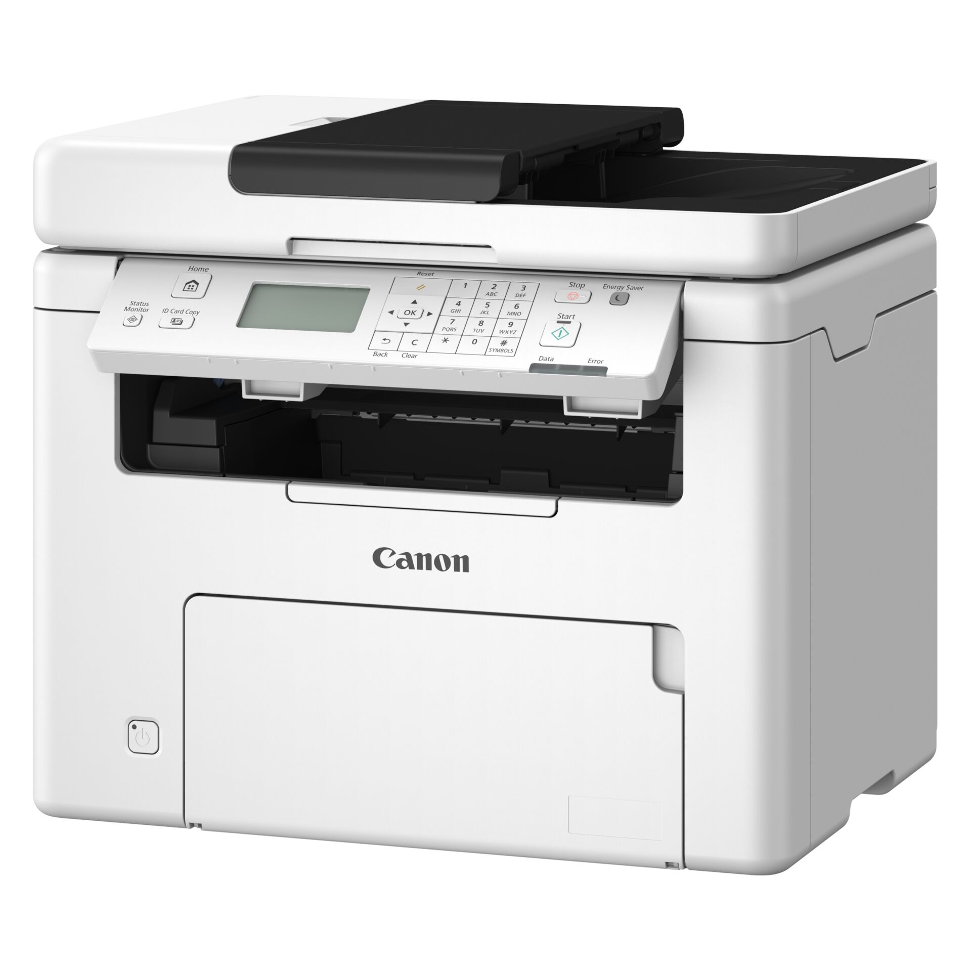 Multifunktionsdrucker, Laserdrucker, Canon, weißer Drucker, Bedienfeld