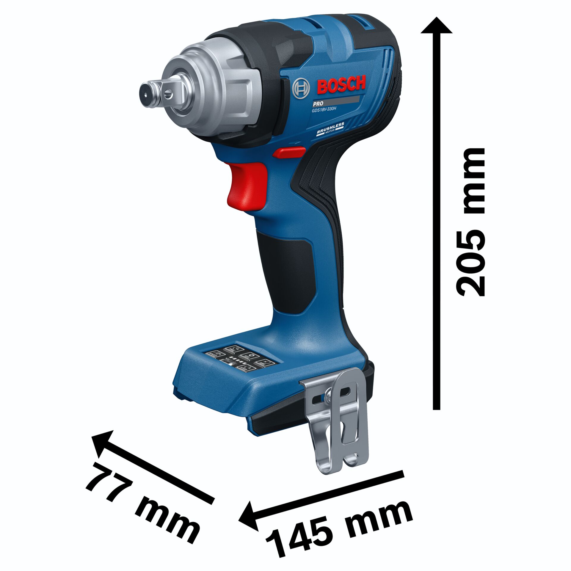 akku-schrauber, bohrschrauber, brushless, bosch, blau-rot