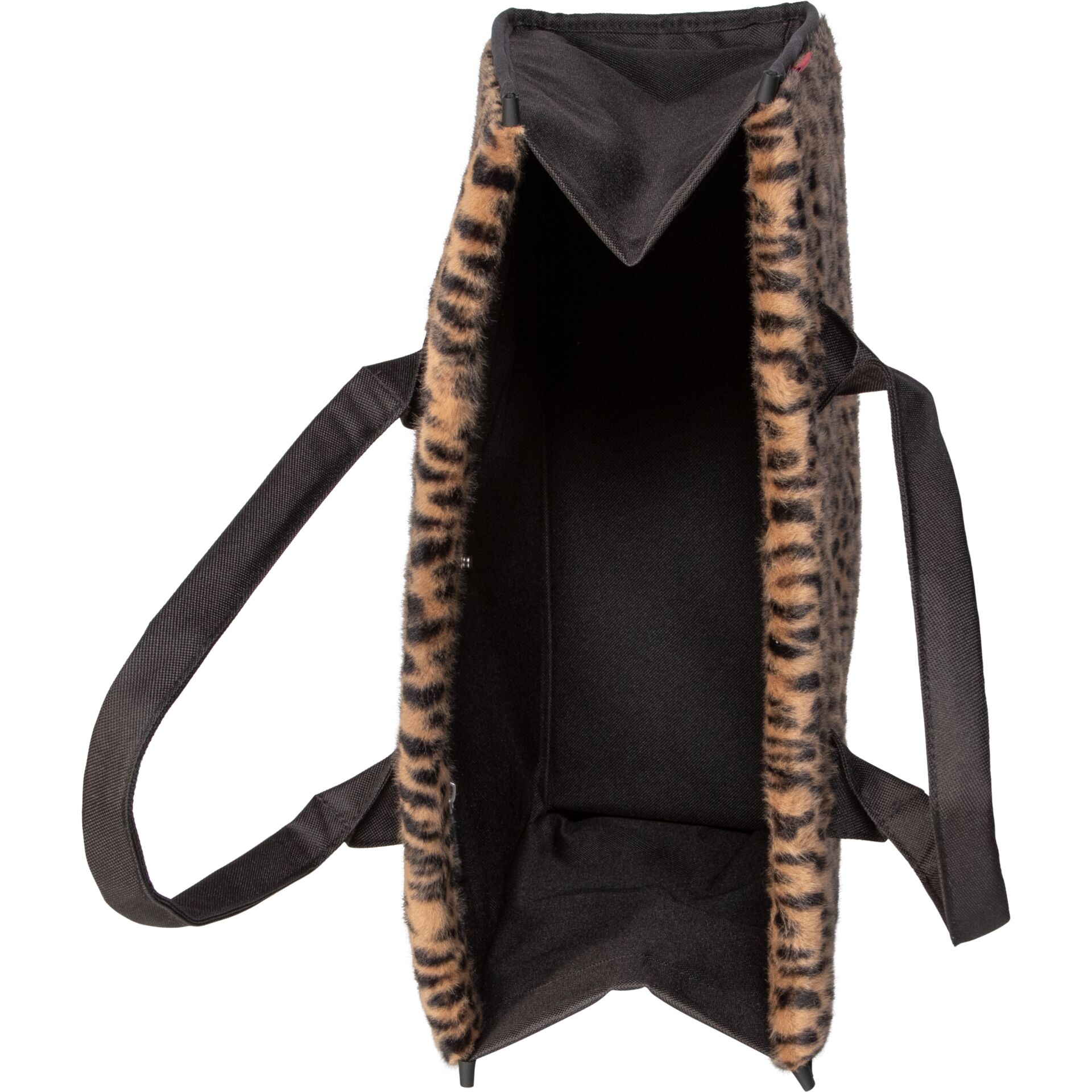 Leopard Muster, Tierfell-Optik, Rucksack, Tragetasche, Schulterriemen