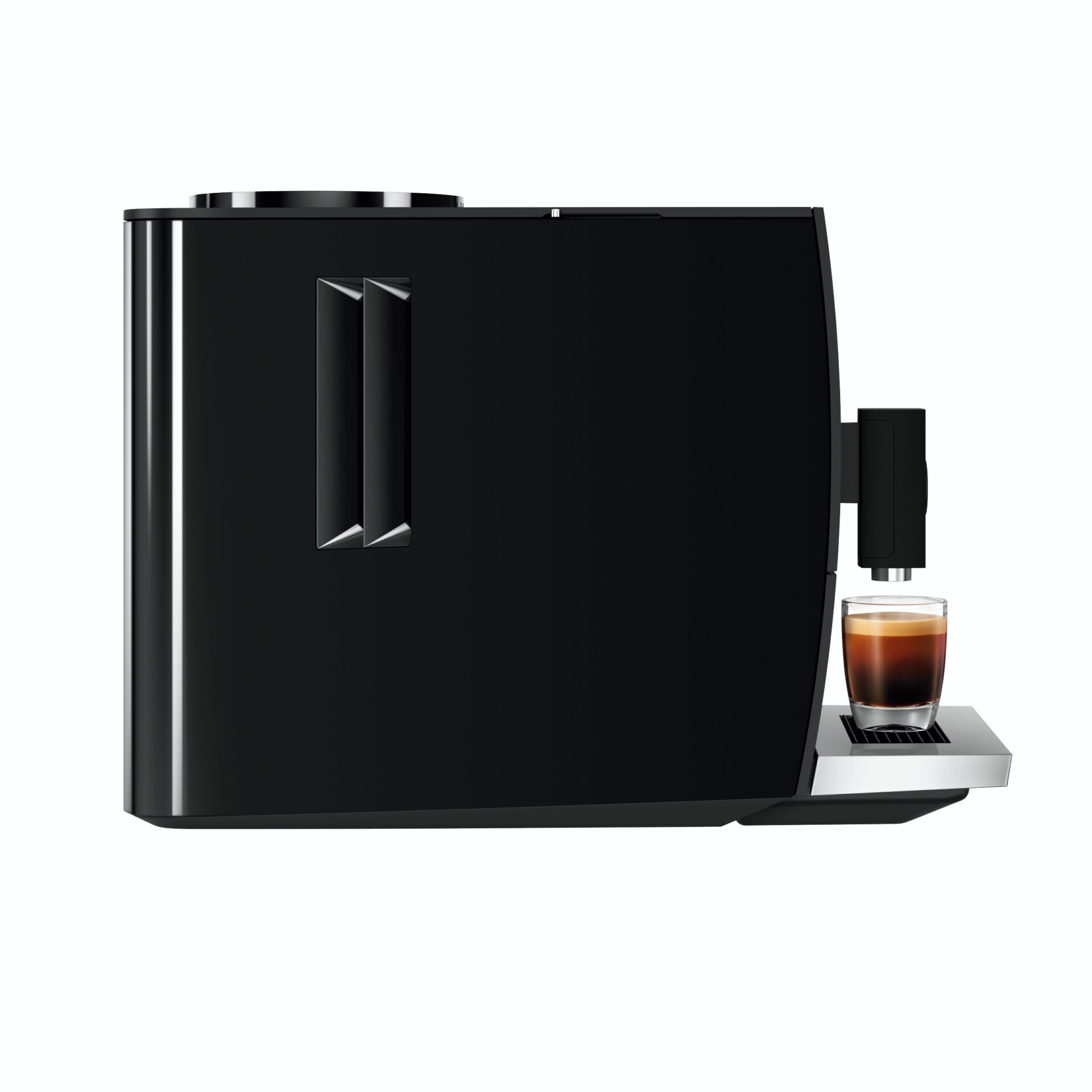 Kaffeeautomat, Espressomaschine, Schwarz, Kaffeeausgabe, Einbau-Design
