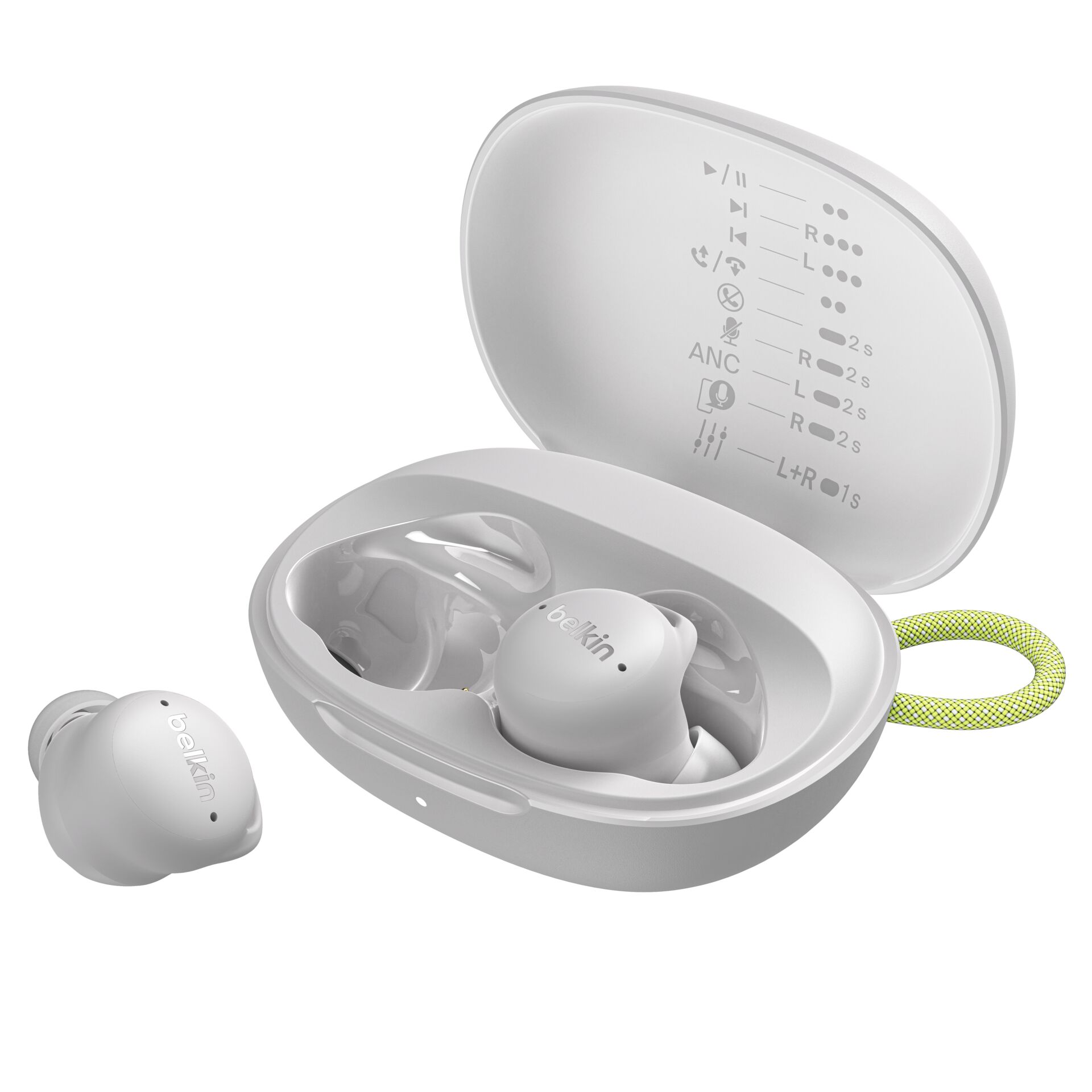 In-Ear Kopfhörer, Kabellose Ohrhörer, Ladecase, Bluetooth, Weiß