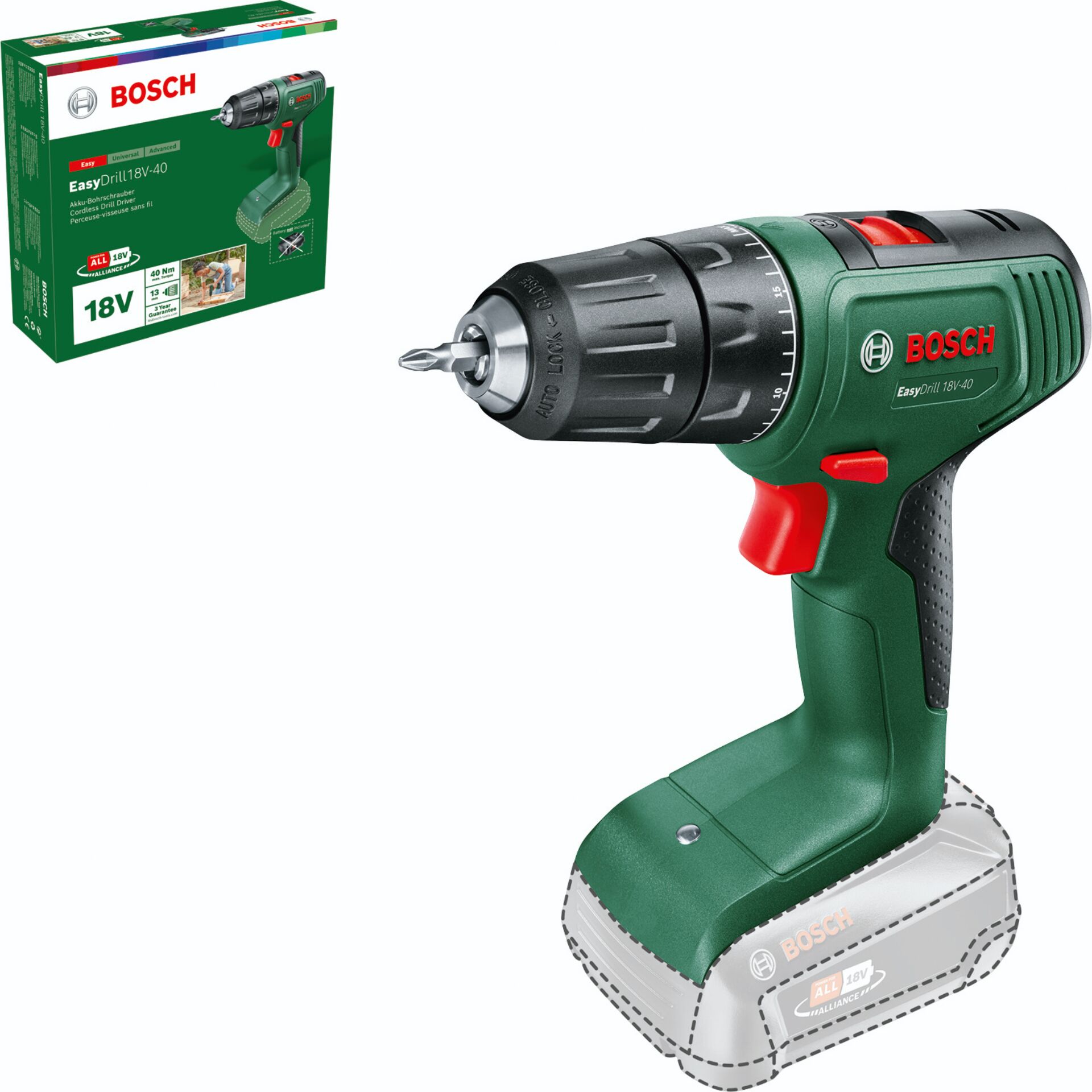 Bosch EasyDrill 18V-40  Akku-Bohrschrauber
