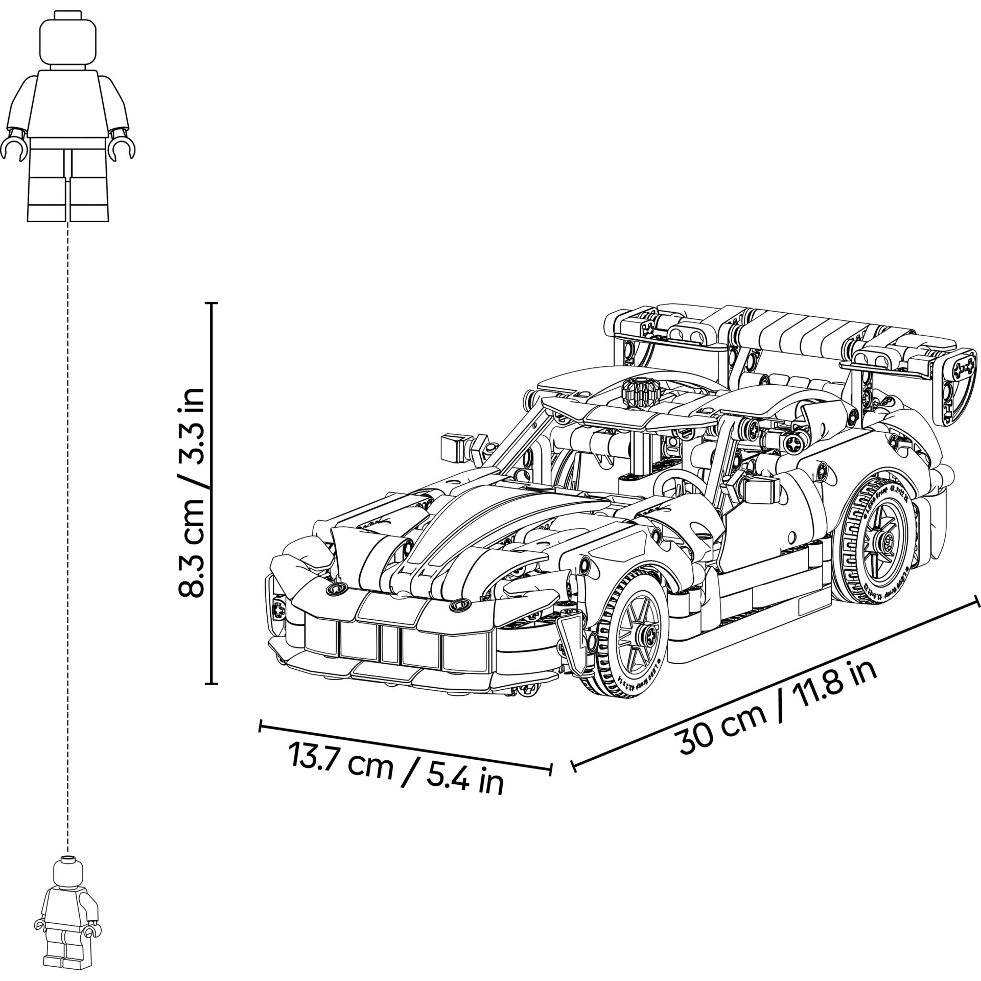 Lego Auto, Modellauto, Bauset, Rennwagen, Lego-Fahrzeug