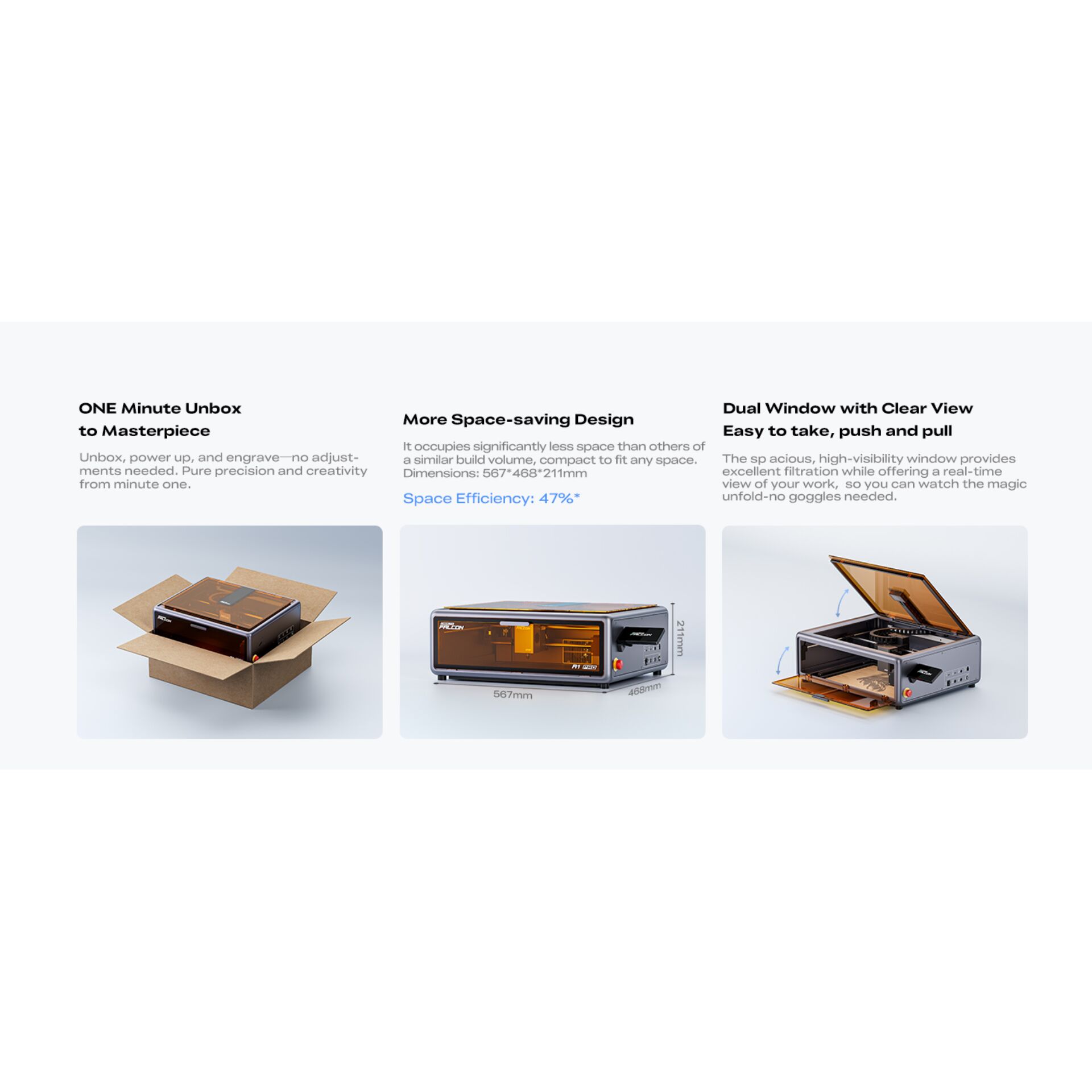 Küche, Backofen, Kompakt, Küche-Ofen, Glasfront