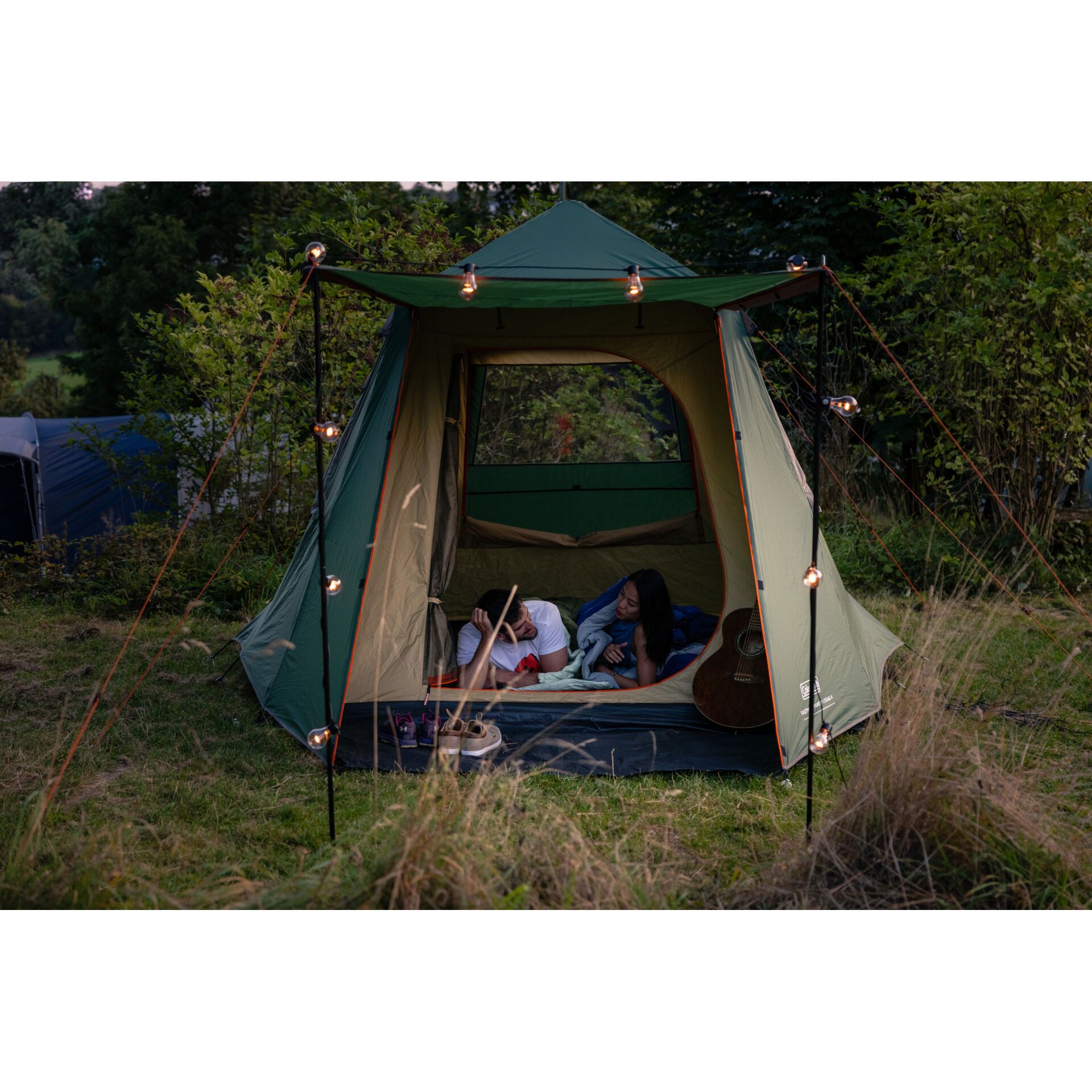 Draußen, Unterschlupf, Zelt, Campen, Person