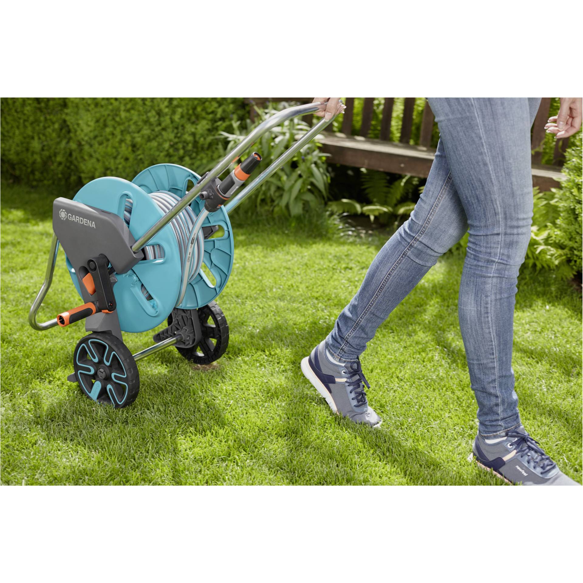 Gras, Pflanze, Rasen, Person