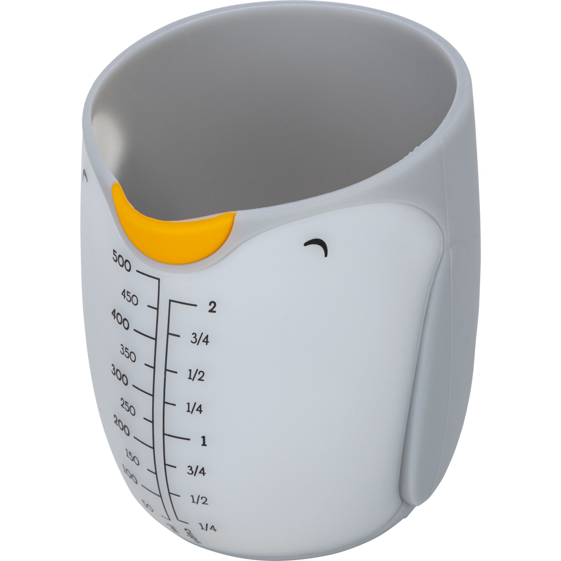 Messbecher, Maßschale, Kunststoff, Größenangaben, Spitzenkante