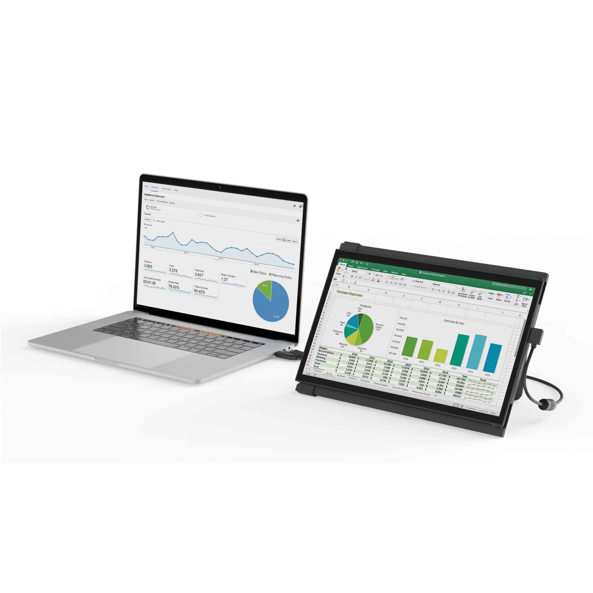 Computer, Laptop, PC, Computer-Tastatur, Überwachen