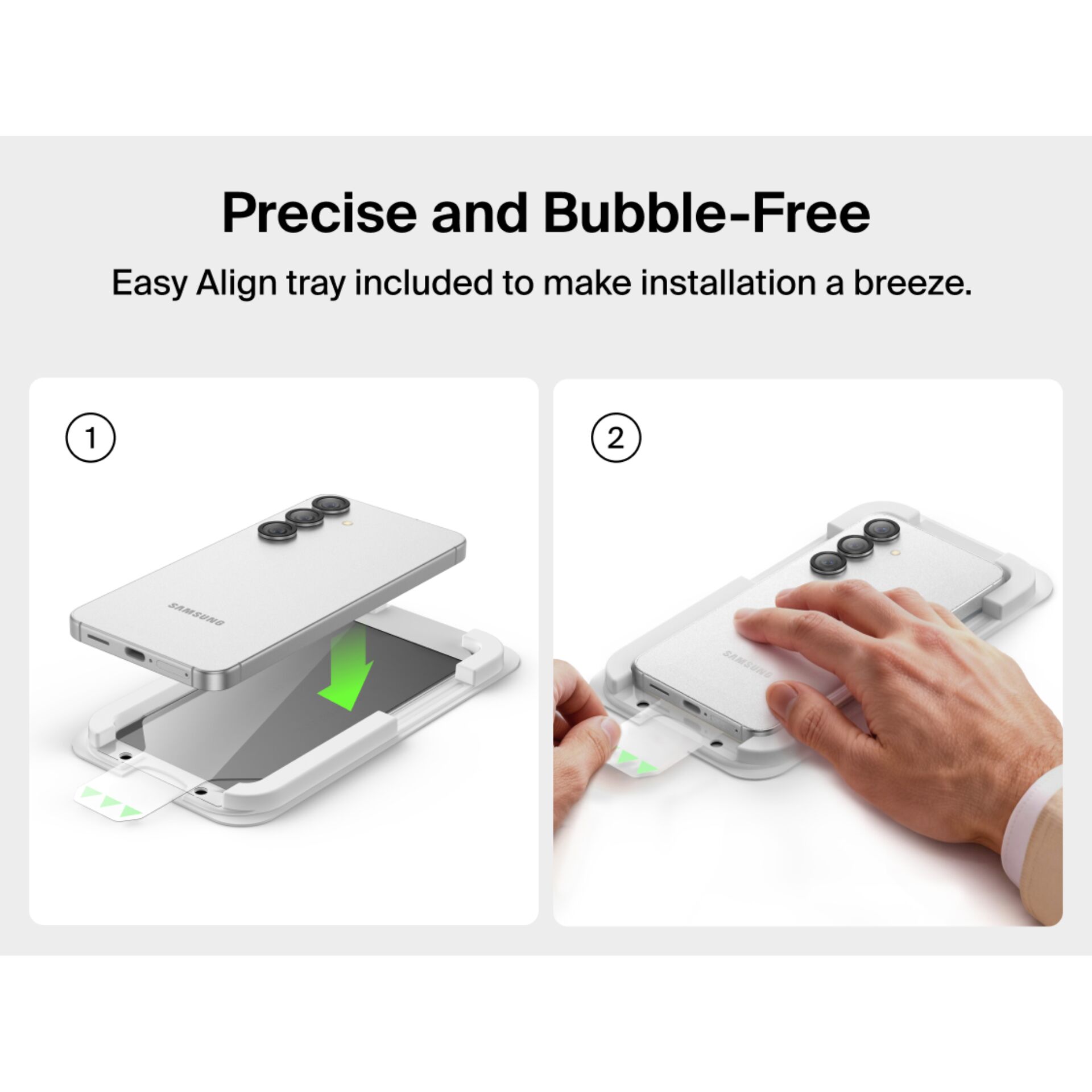 smartphone, case, Kamera-Modul, weiß, Einlegefach Ausrichtung