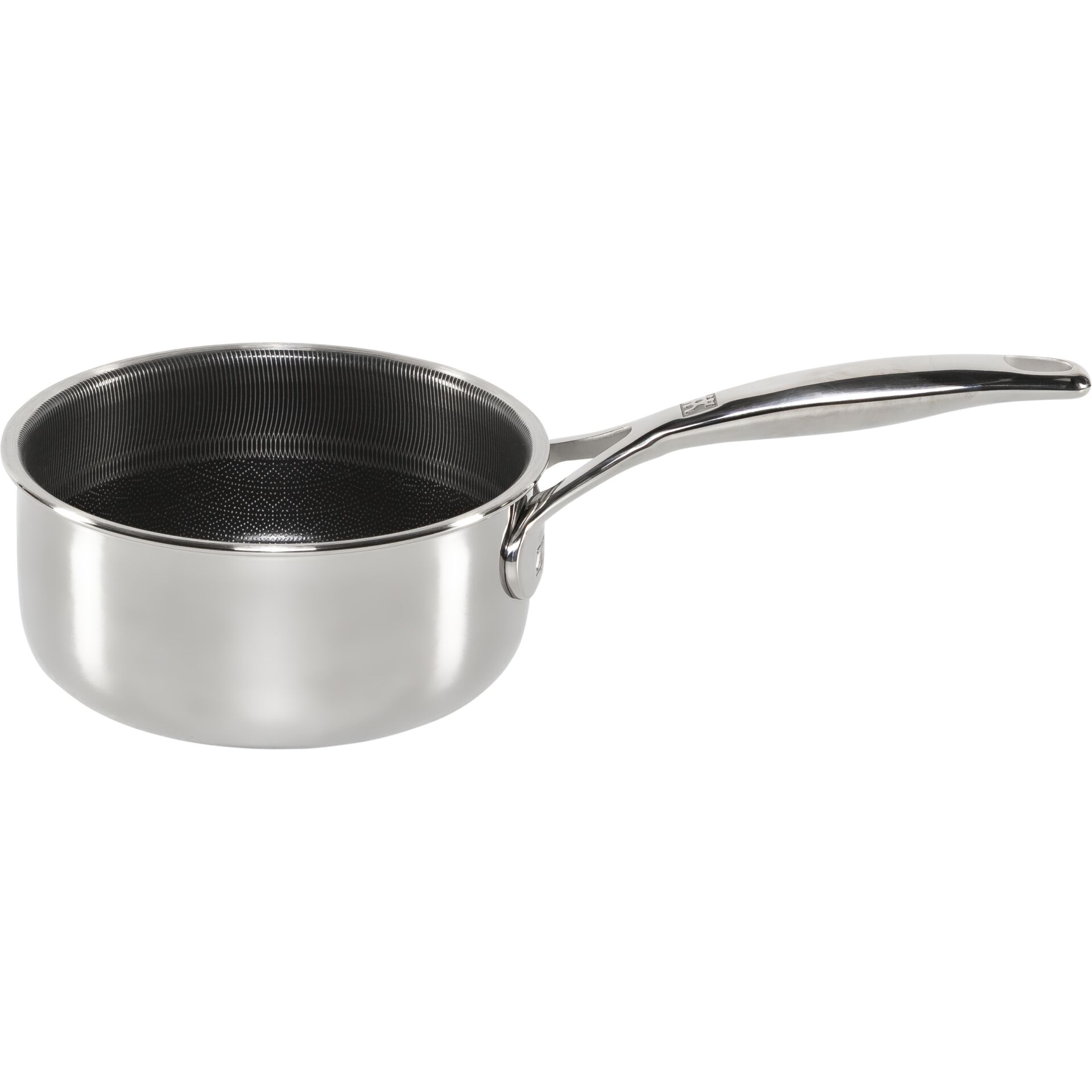 Teflonpfanne, Stielpfanne, Antihaft, Edelstahl, Kochtopf