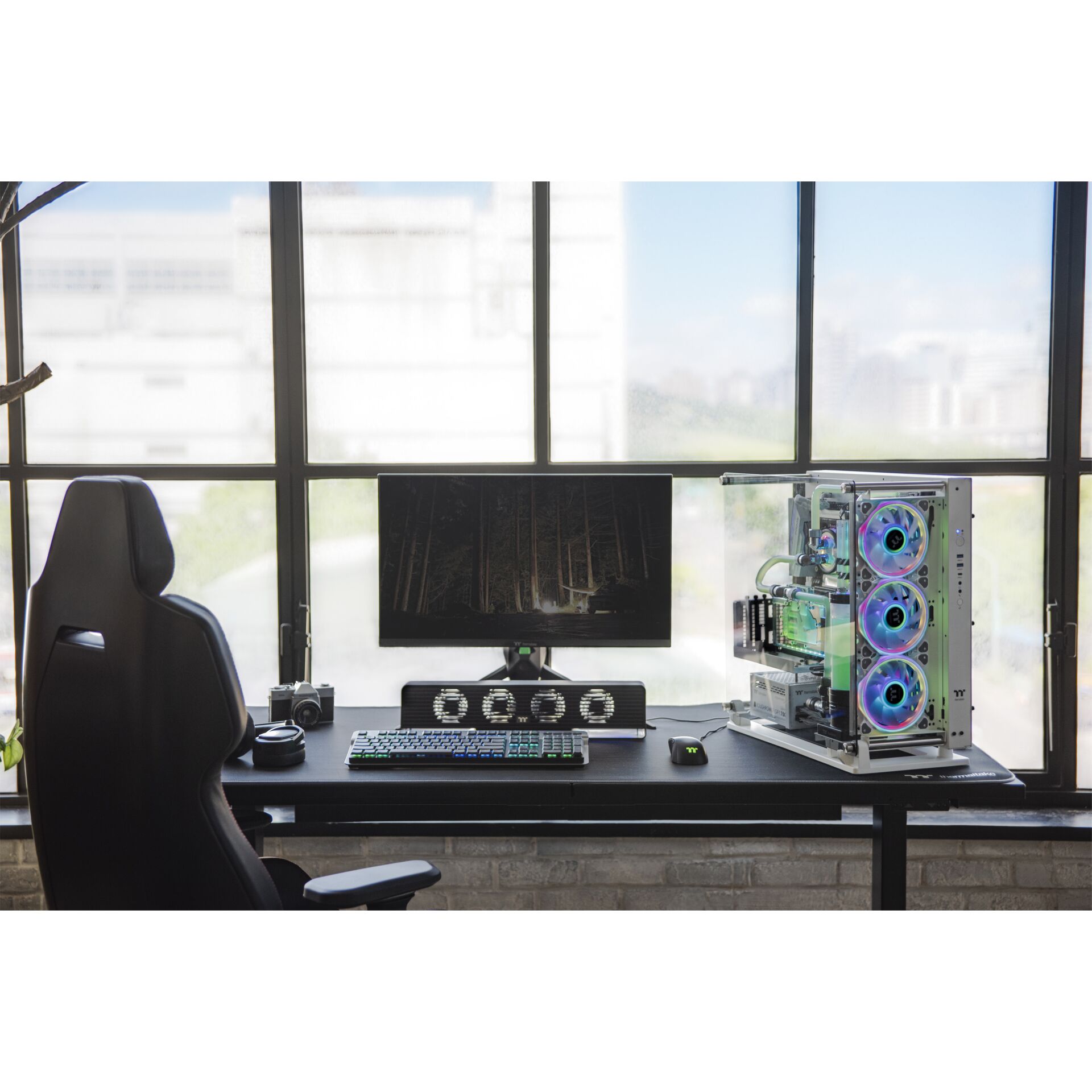 Tabelle, Computer-Hardware, Schreibtisch, Überwachen, Computer-Tastatur