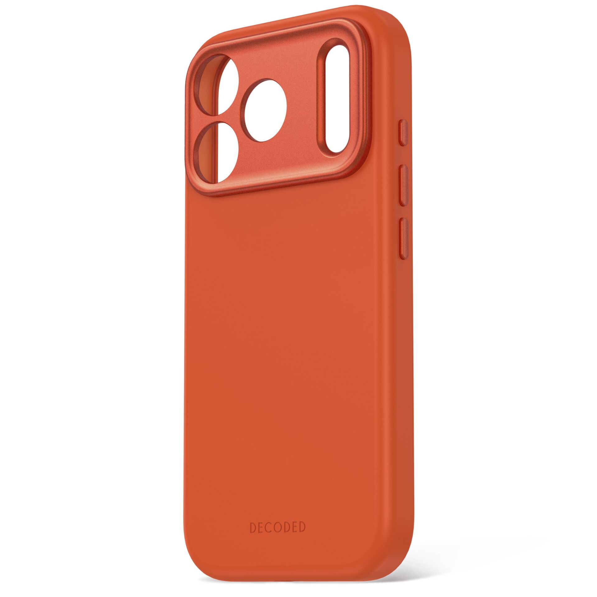 case, phone case, orange, silicone, camera cutouts