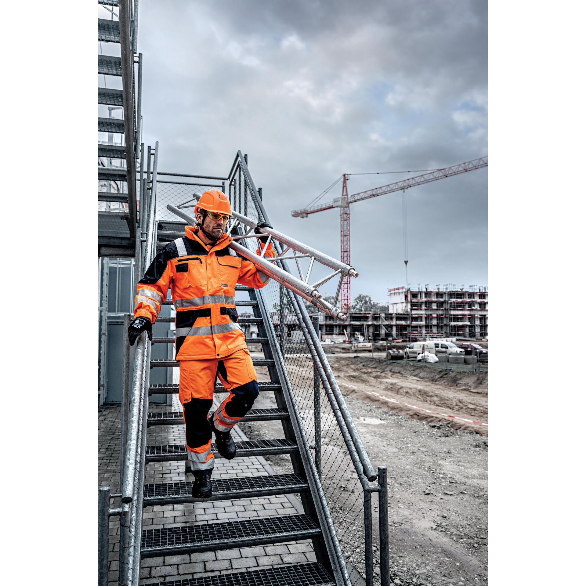 Person, Arbeiter, Handschuh, Baukran, Mann