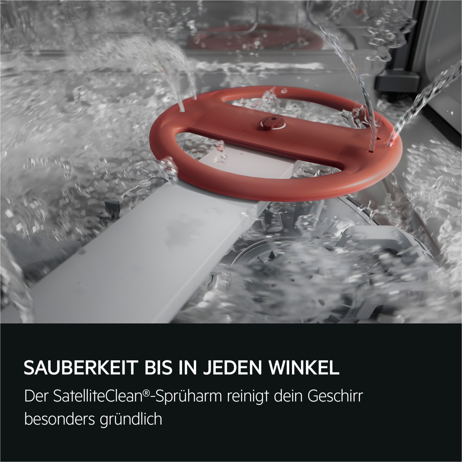 küchenmaschine, sprüharm, rot, spülarm, reinigungsgerät