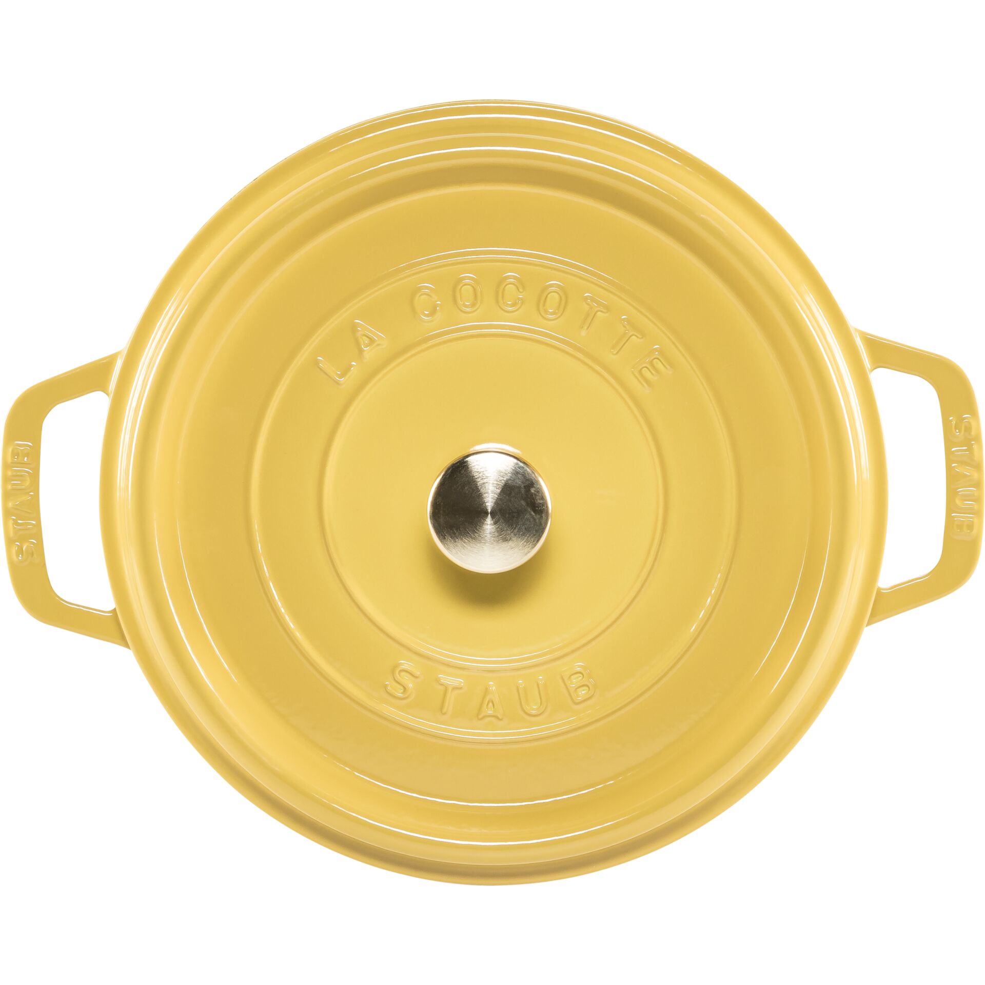 kochtopf, gussike, gelb, edelstahl, deckelknopf, kochtopfdeckel, gelb, rund, griffel, edelstahlknopf