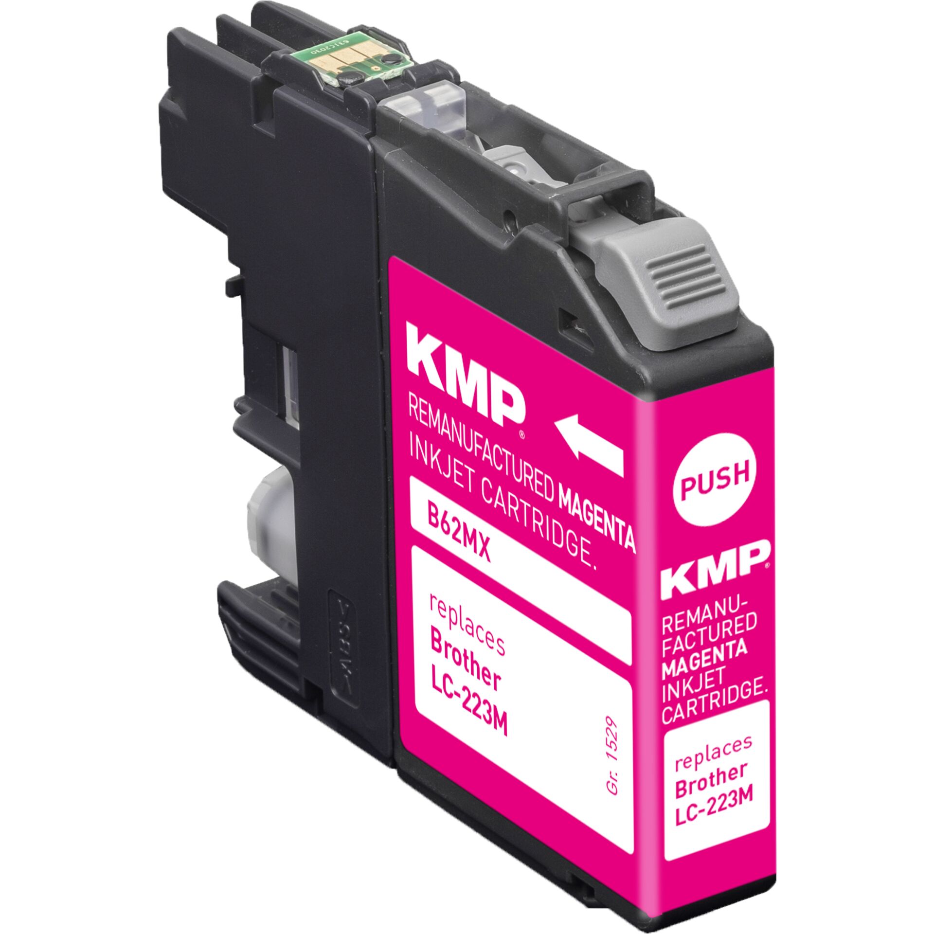Adapter, Elektronik, Tintenpatrone, Magenta, Rebuilt, LC-223M, B62MX
