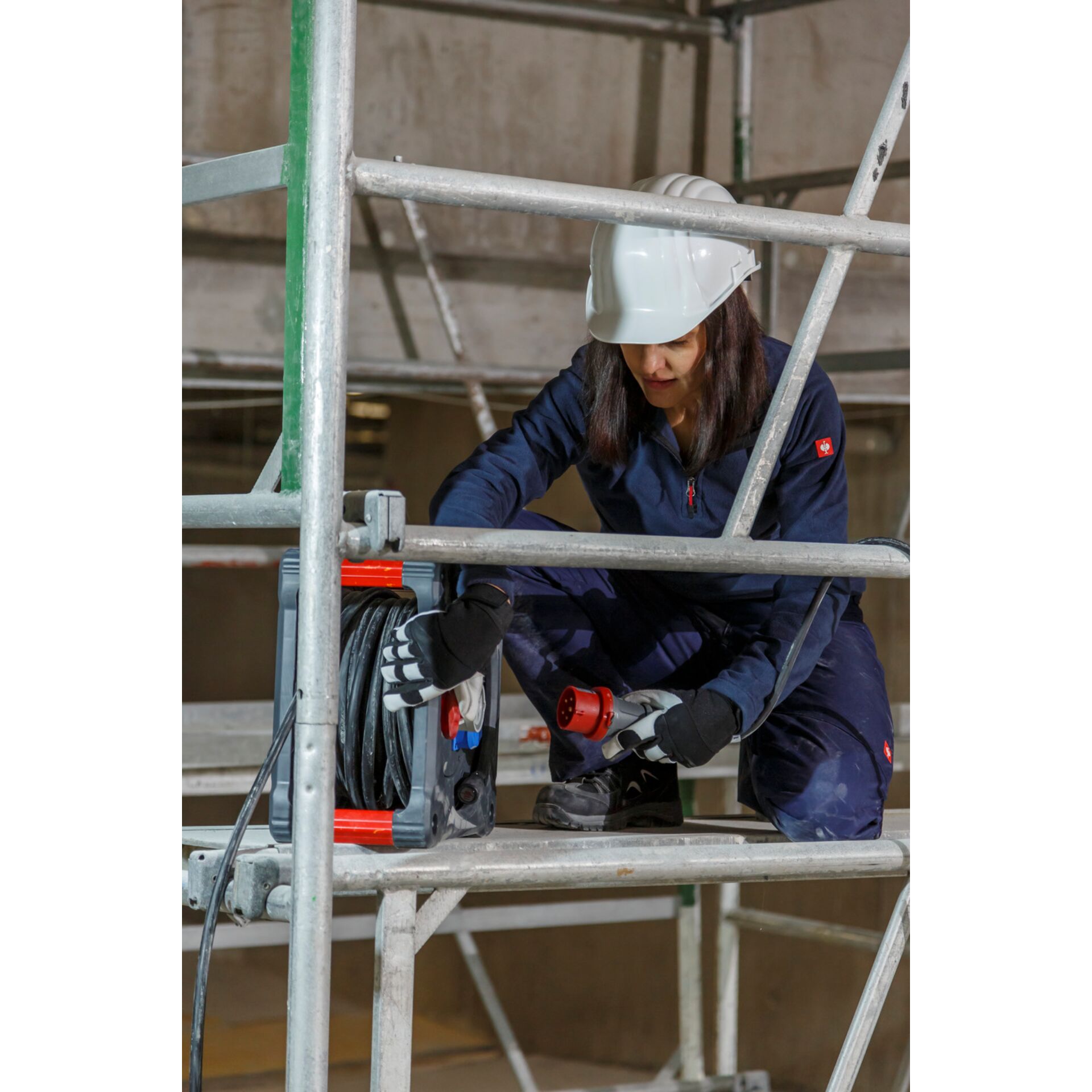 Person, Arbeiter, Handschuh, Schuh, Helm