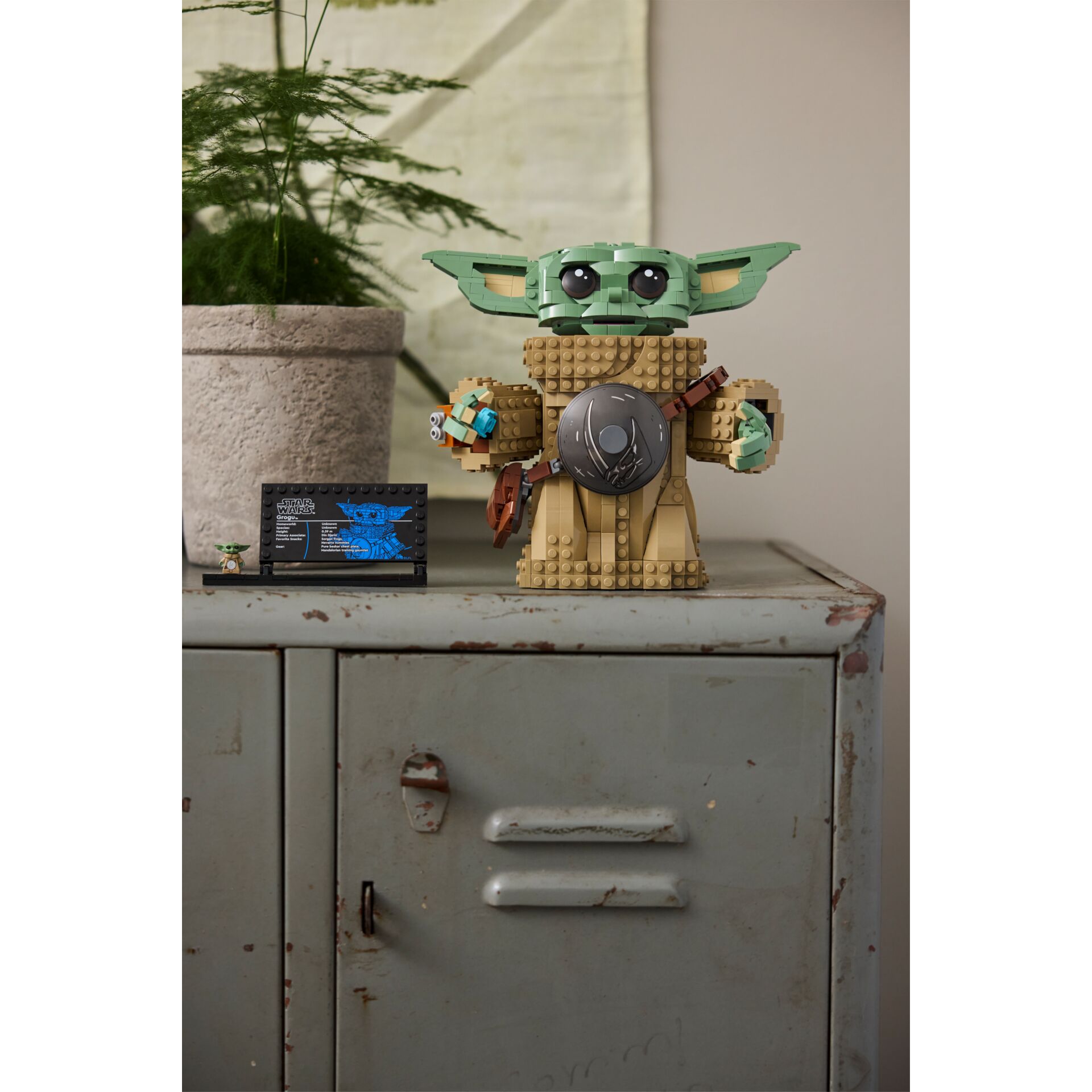 Lego, Baby Yoda, Star Wars, Figurine, Brick model