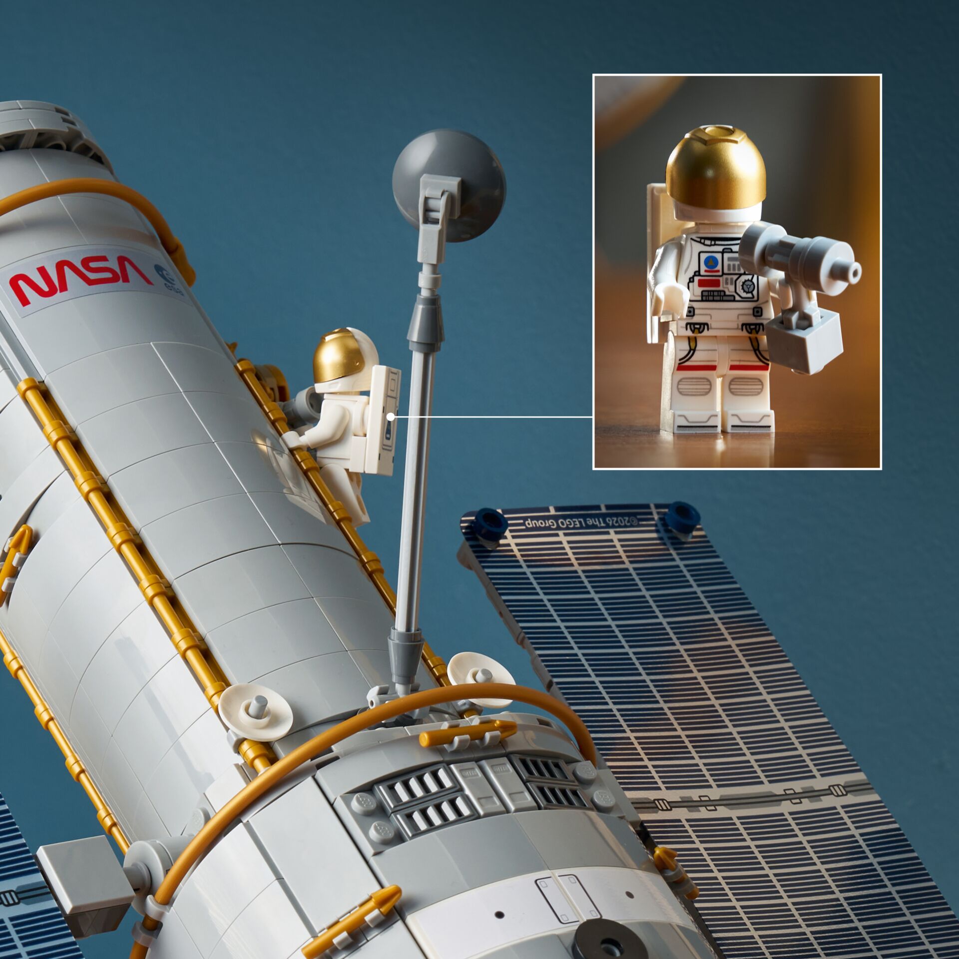 LEGO, Astronaut, Raketenkapsel, Raumfahrt, Satelliten-Dach