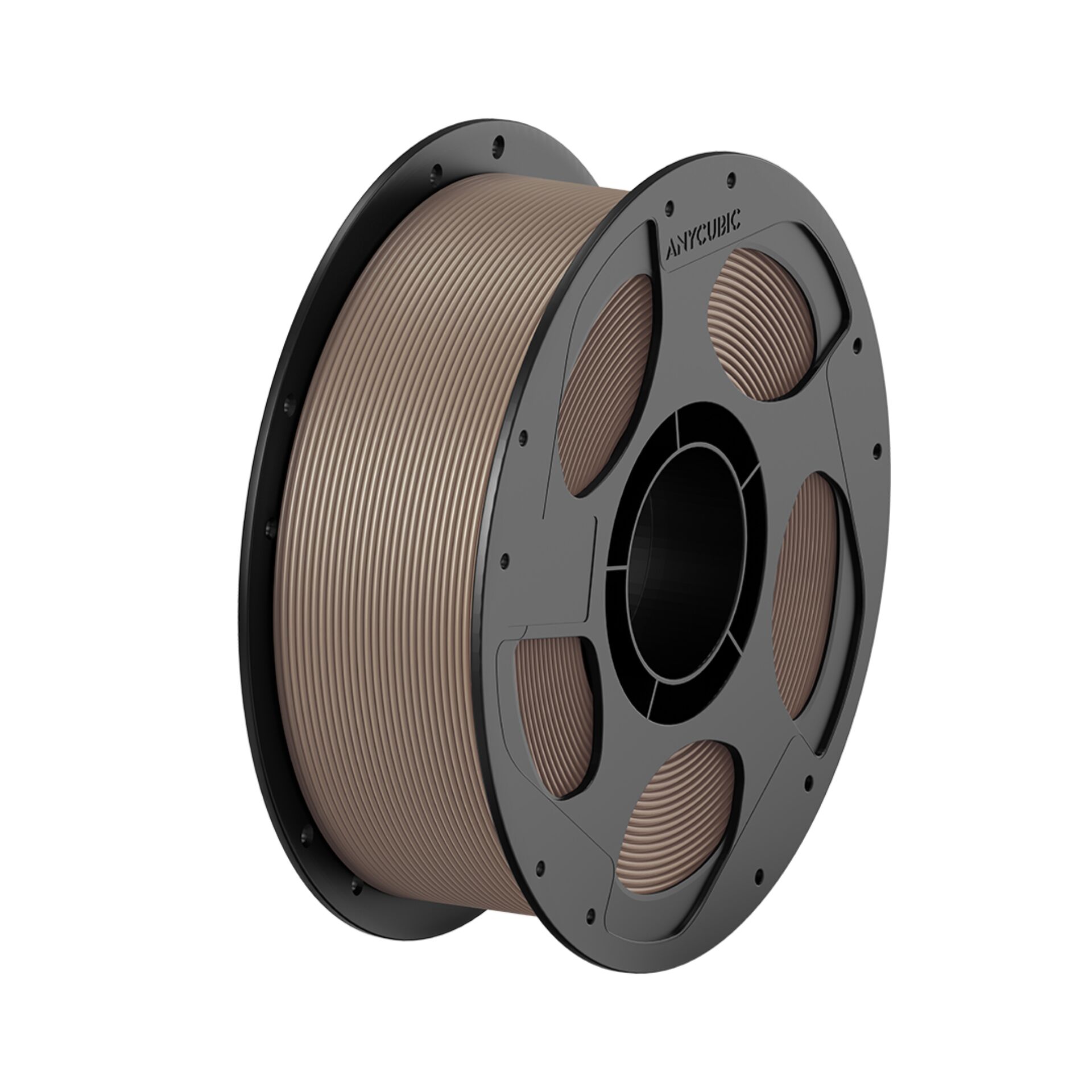 3D-Druck Filament, PLA-Filament, Spule, Kern, braun