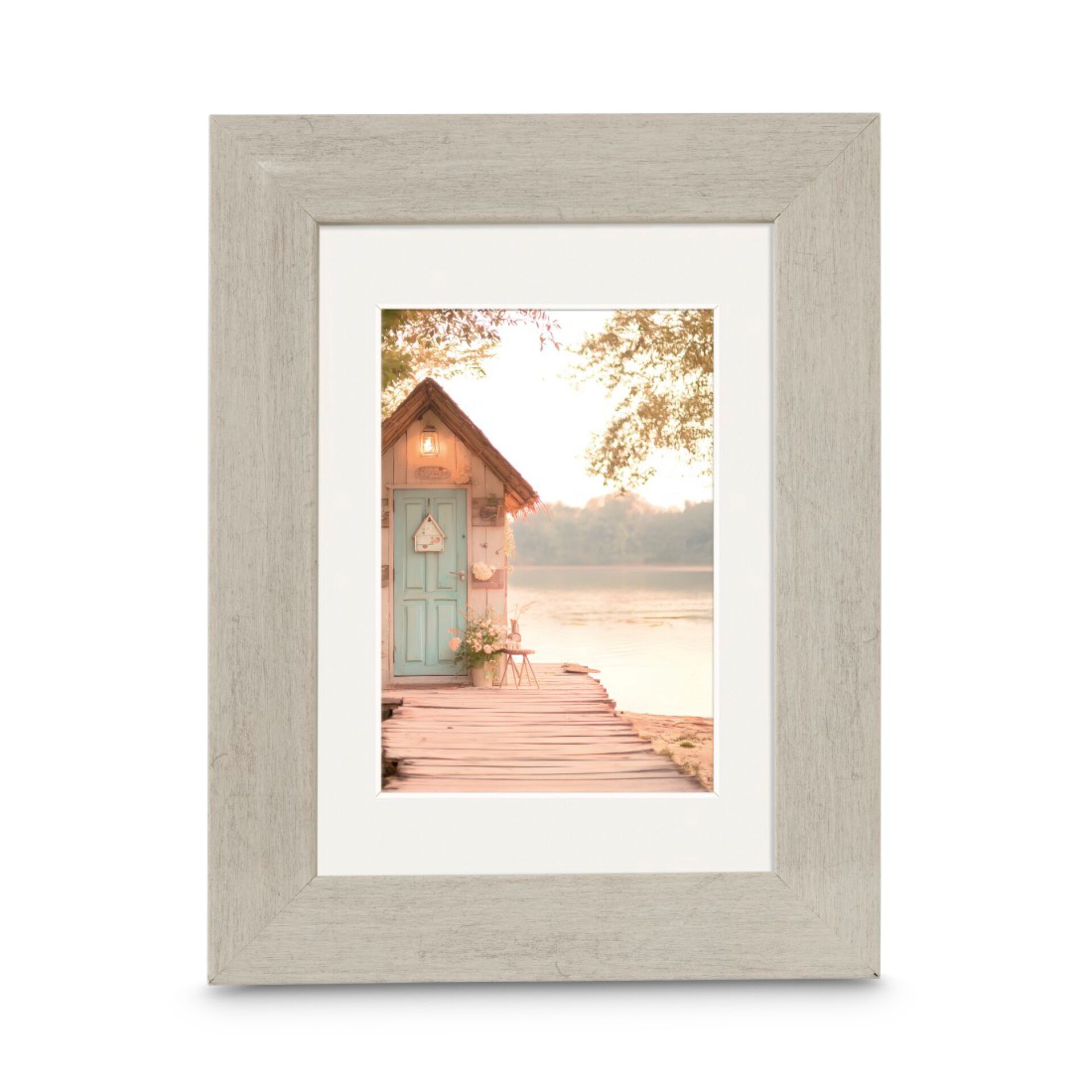 Hama Cottage Taupe         15x20  Kunstst.inkl.Passepartout 193340