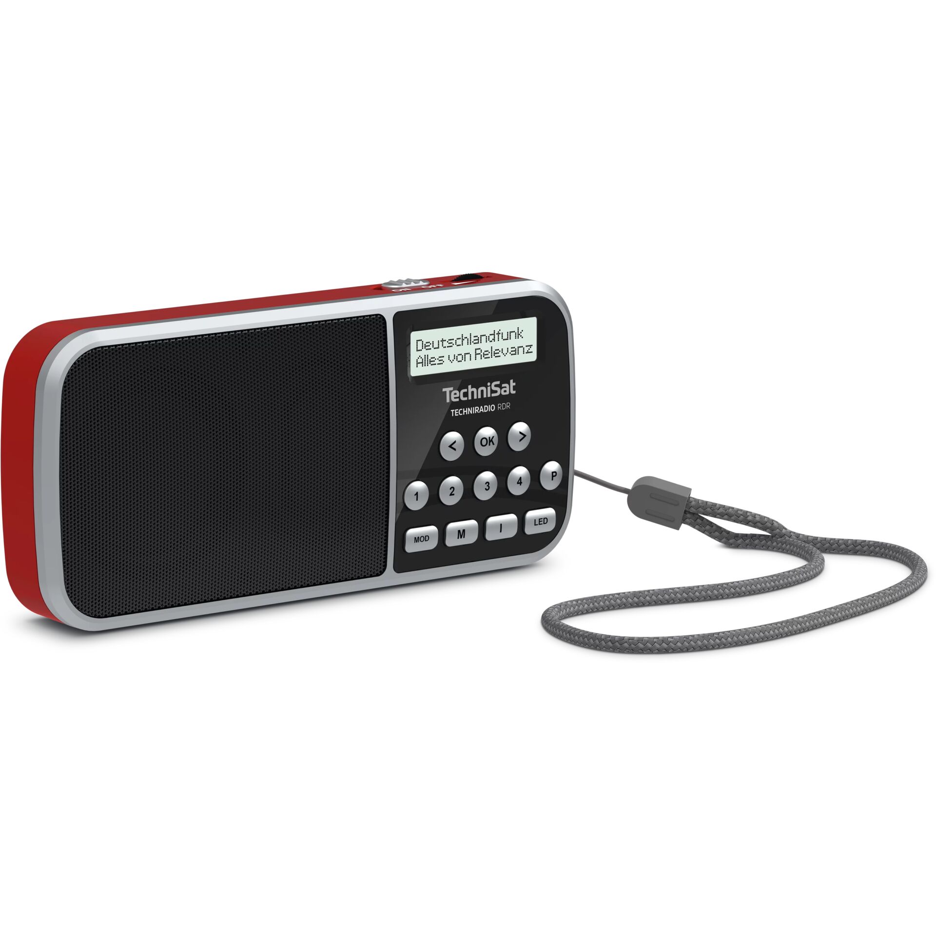 Radio, Tragbarer Lautsprecher, AM/FM, LED-Anzeige, Kabel