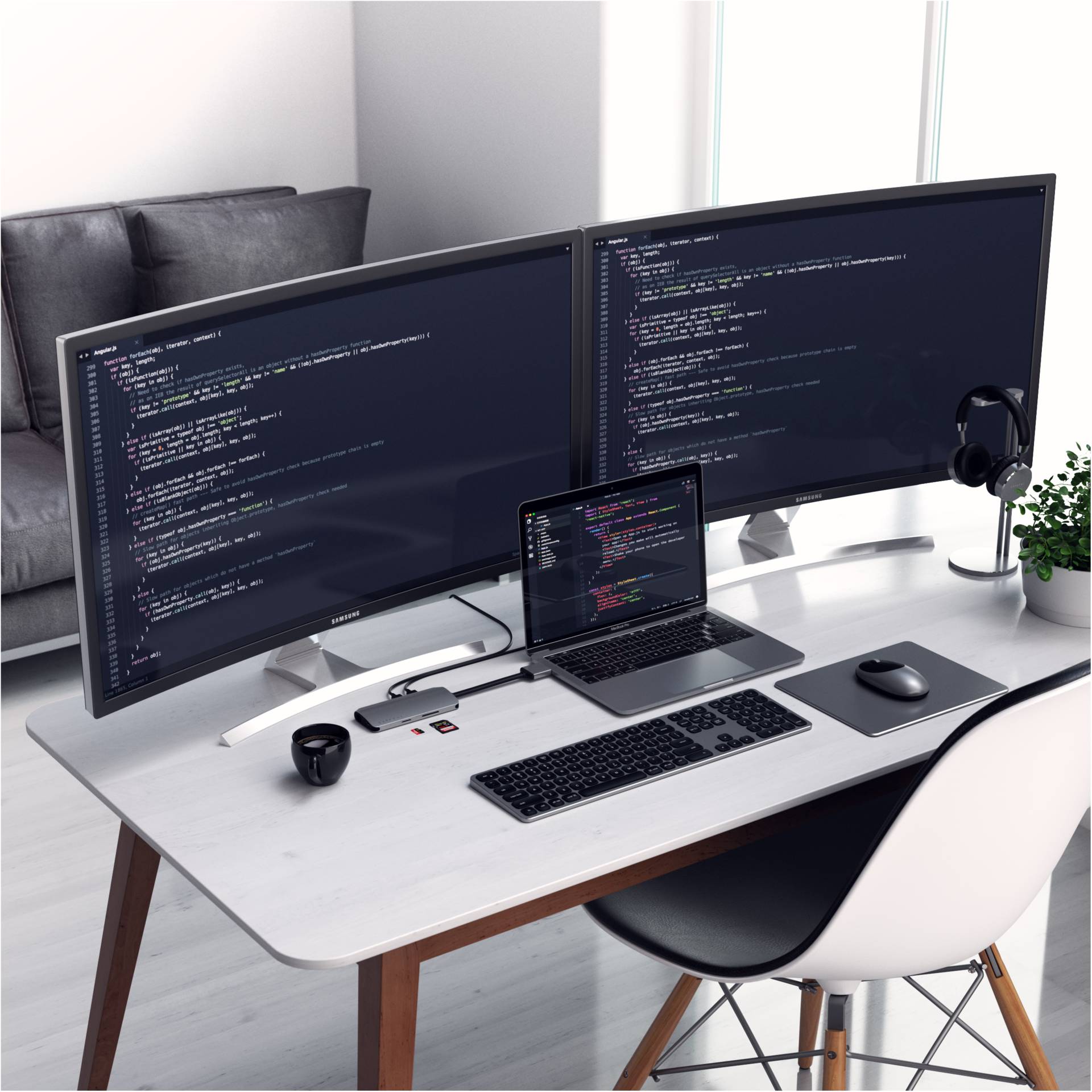 Moebel, Tabelle, Schreibtisch, Computer-Tastatur, Überwachen