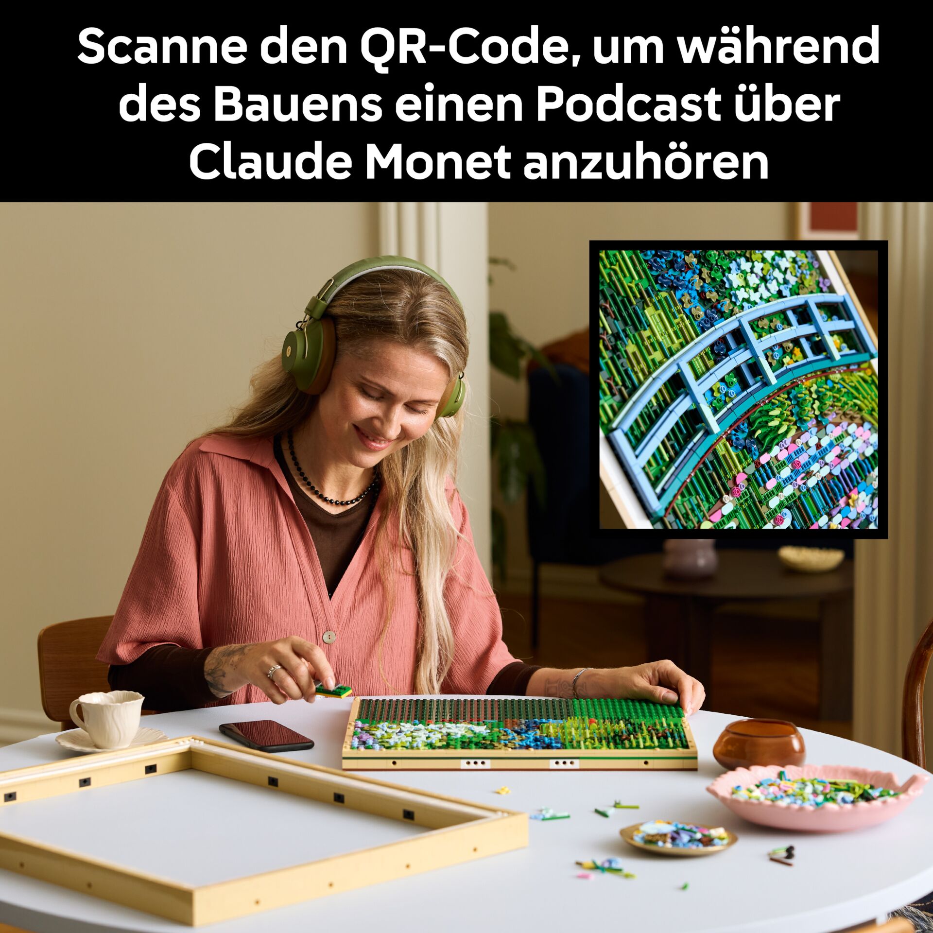 lego, puzzle, mosaic, grün, kreativset