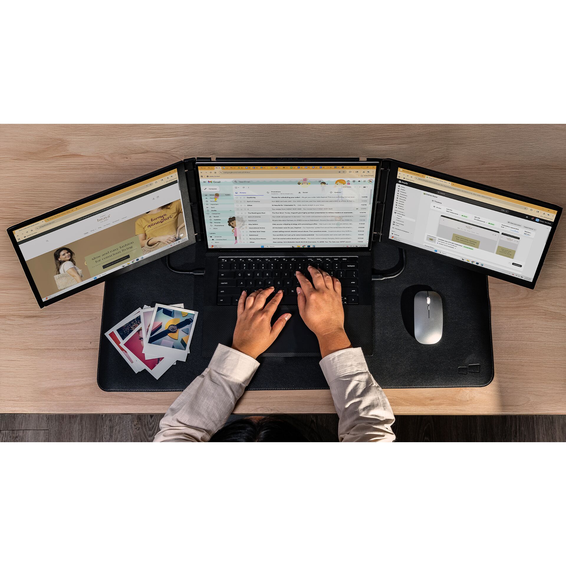 Laptop, Tabelle, Computer-Tastatur, Text, Person